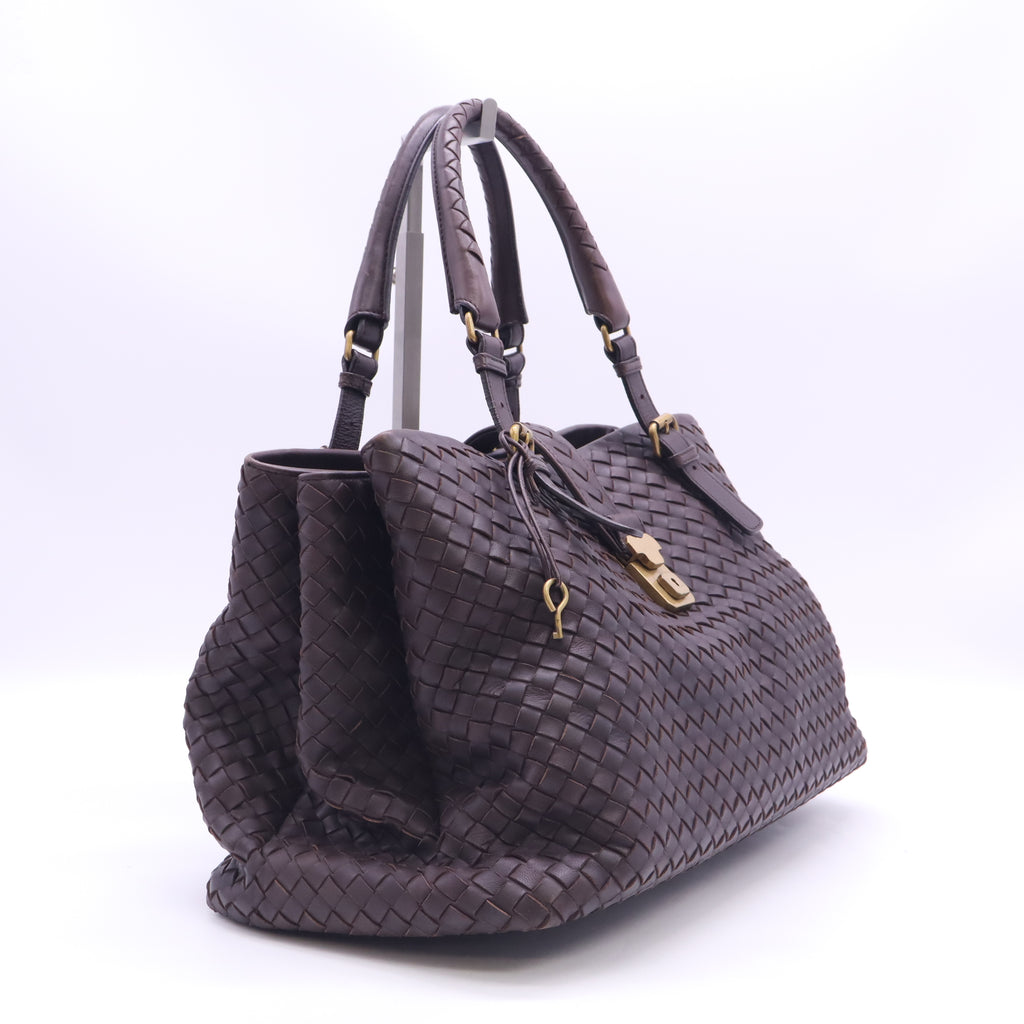 Bottega Veneta Intrecciato Nappa Leather Roma Tote Bag Twins B24325