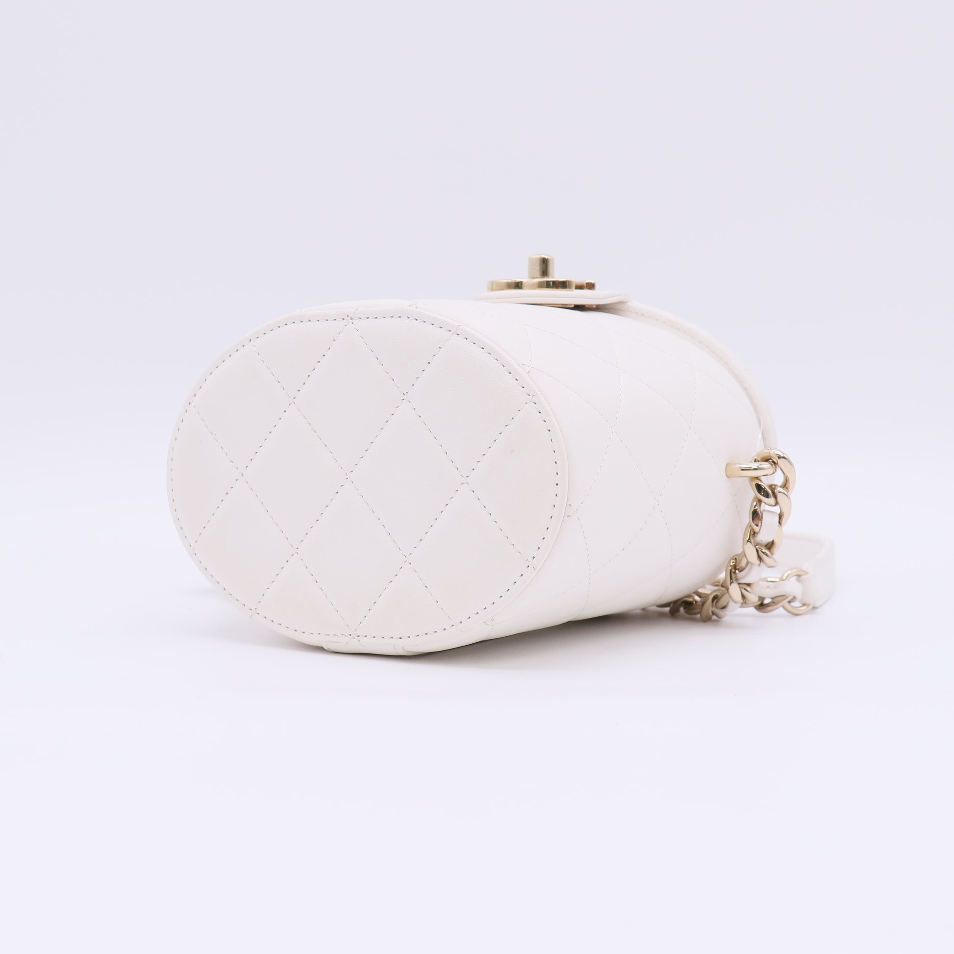Chanel Lambskin Elegant Chain Vanity Case Twins LDJ5224