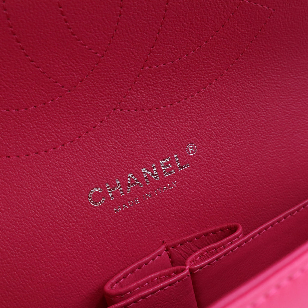 Pink Quilted Leather Jumbo Classic Double Flap Bag
