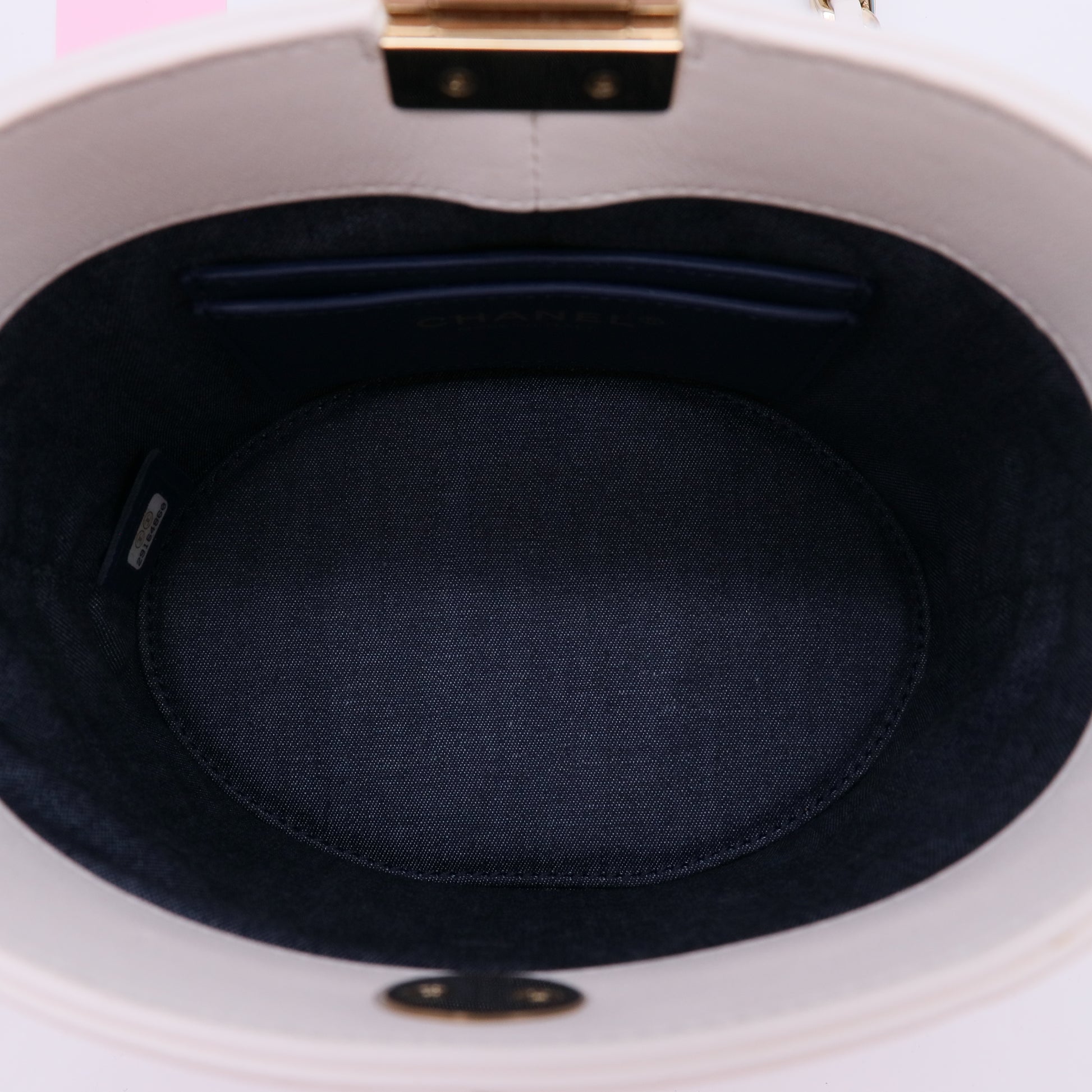 Chanel Lambskin Elegant Chain Vanity Case Twins LDJ5224
