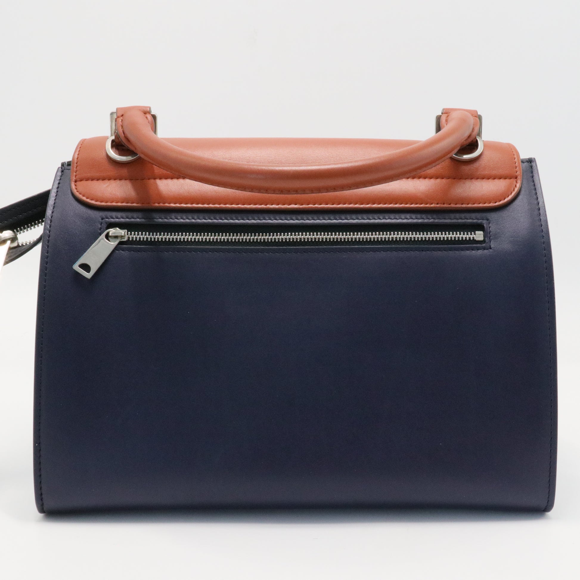 Tricolor Trapeze Bag Leather Small