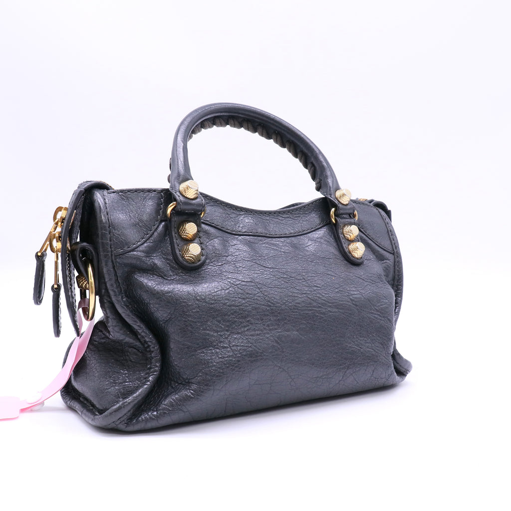 Balenciaga Agneau Giant 12 Gold Hardware Mini City Twins LDJ4566