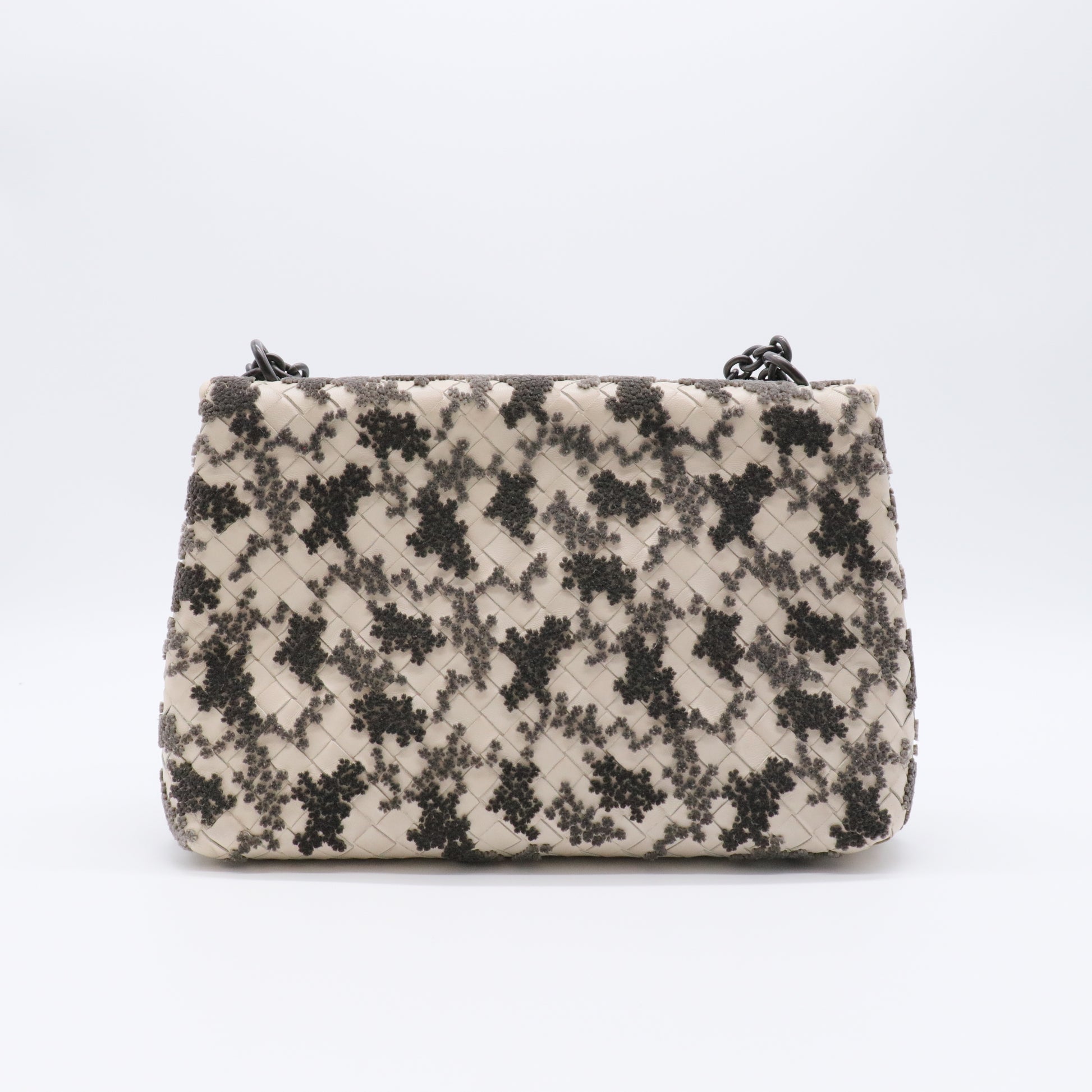 Olimpia Crossbody Bag Embroidered Intrecciato Nappa Small twins