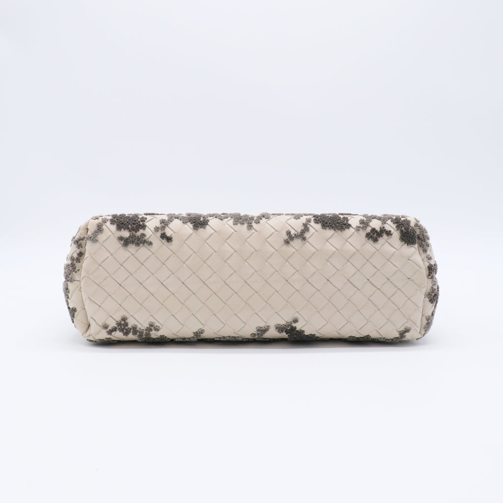 Olimpia Crossbody Bag Embroidered Intrecciato Nappa Small twins