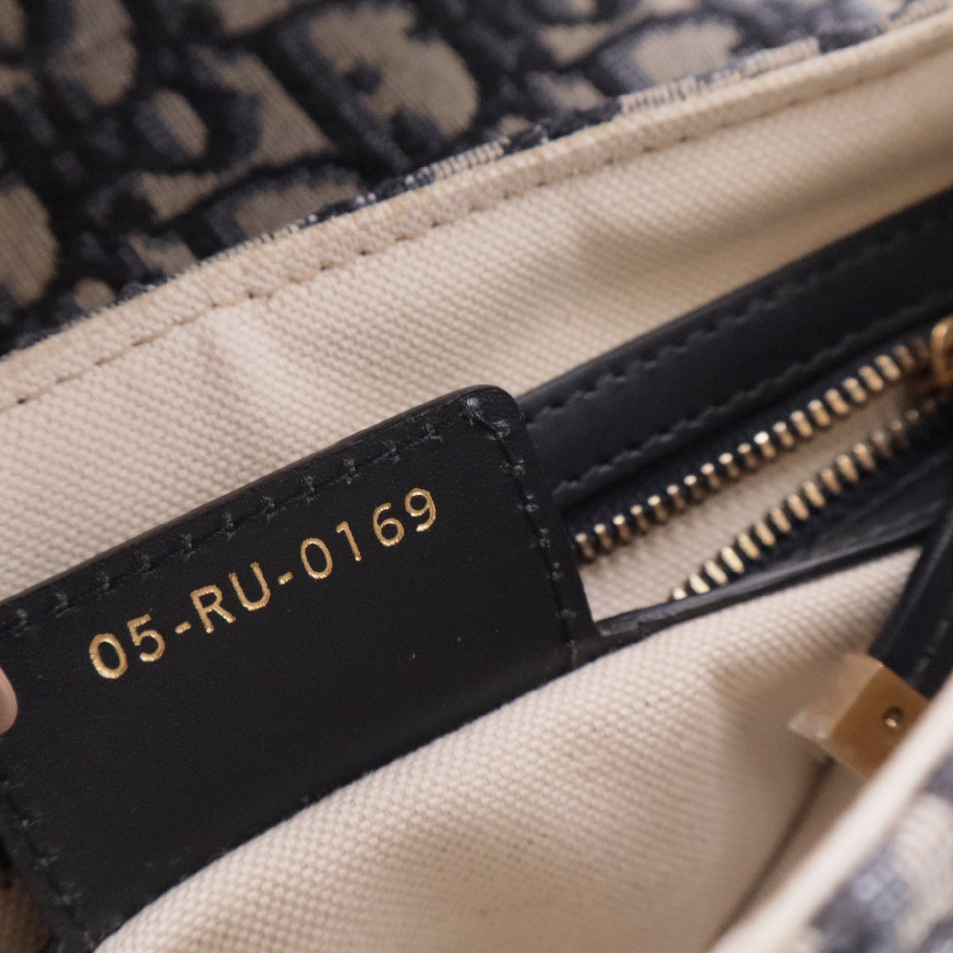 Saddle Handbag with Strap Oblique Canvas Medium