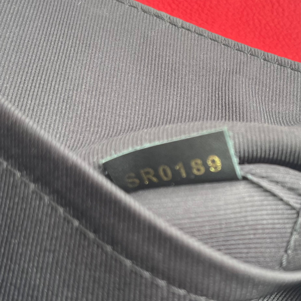 Damier Ebene Clapton Backpack Scarlet twins