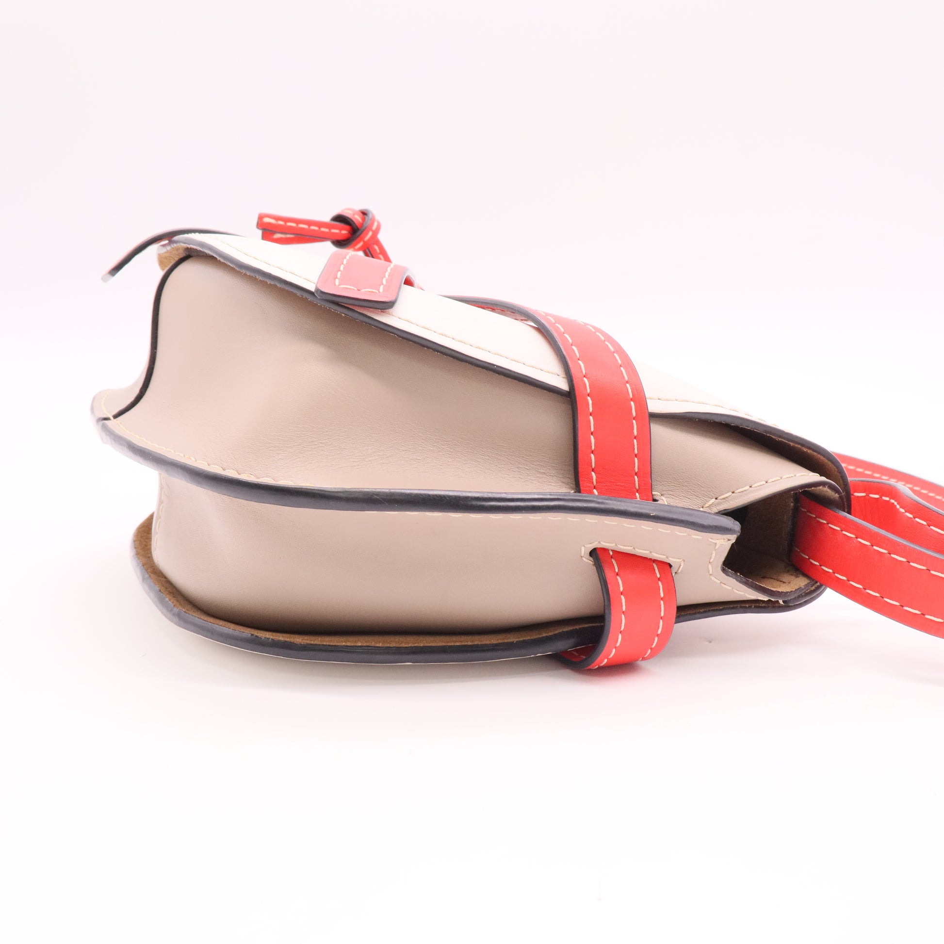Gate Shoulder Bag Leather Mini Twins