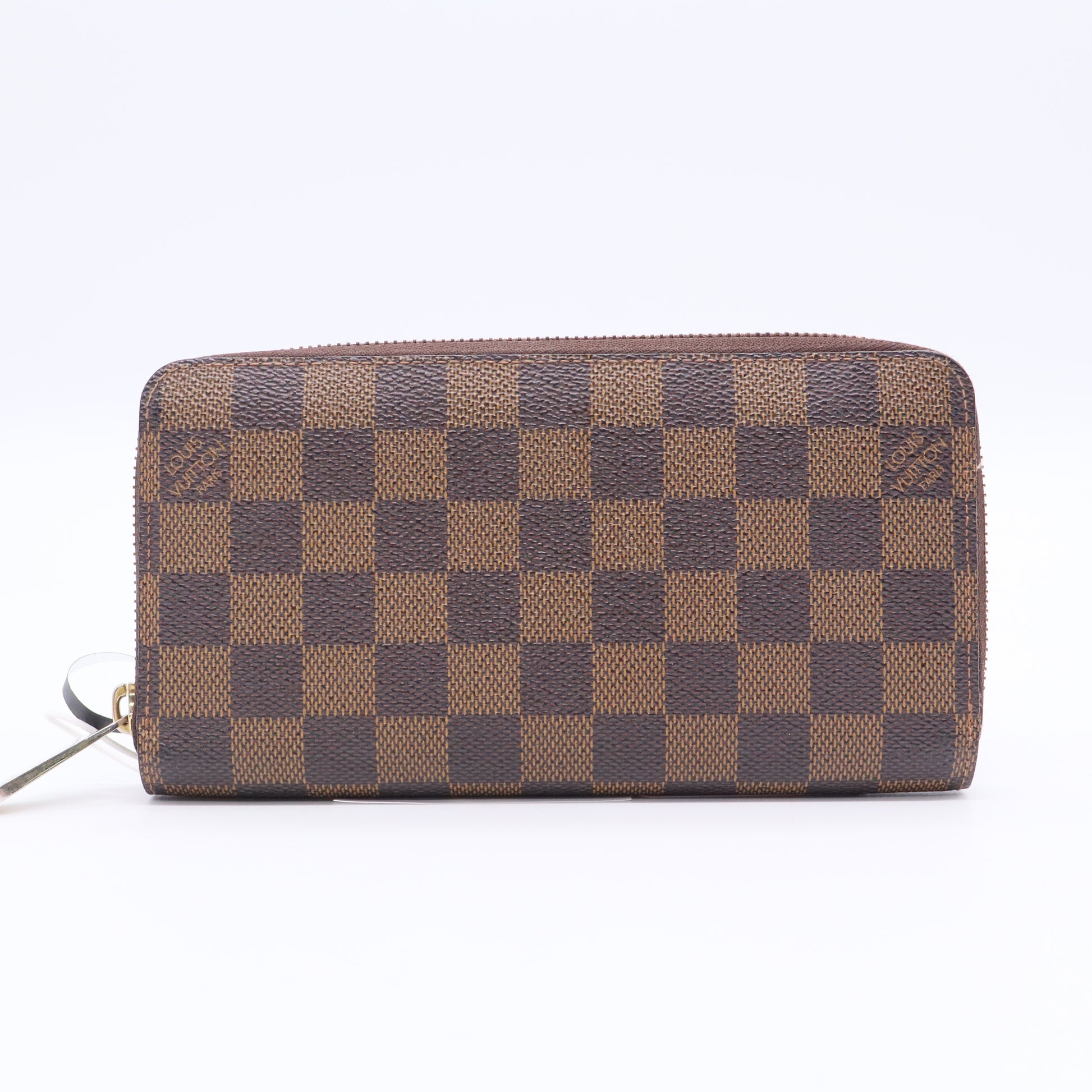 Louis Vuitton Damier Ebene Zippy Wallet Twins LDJ3209