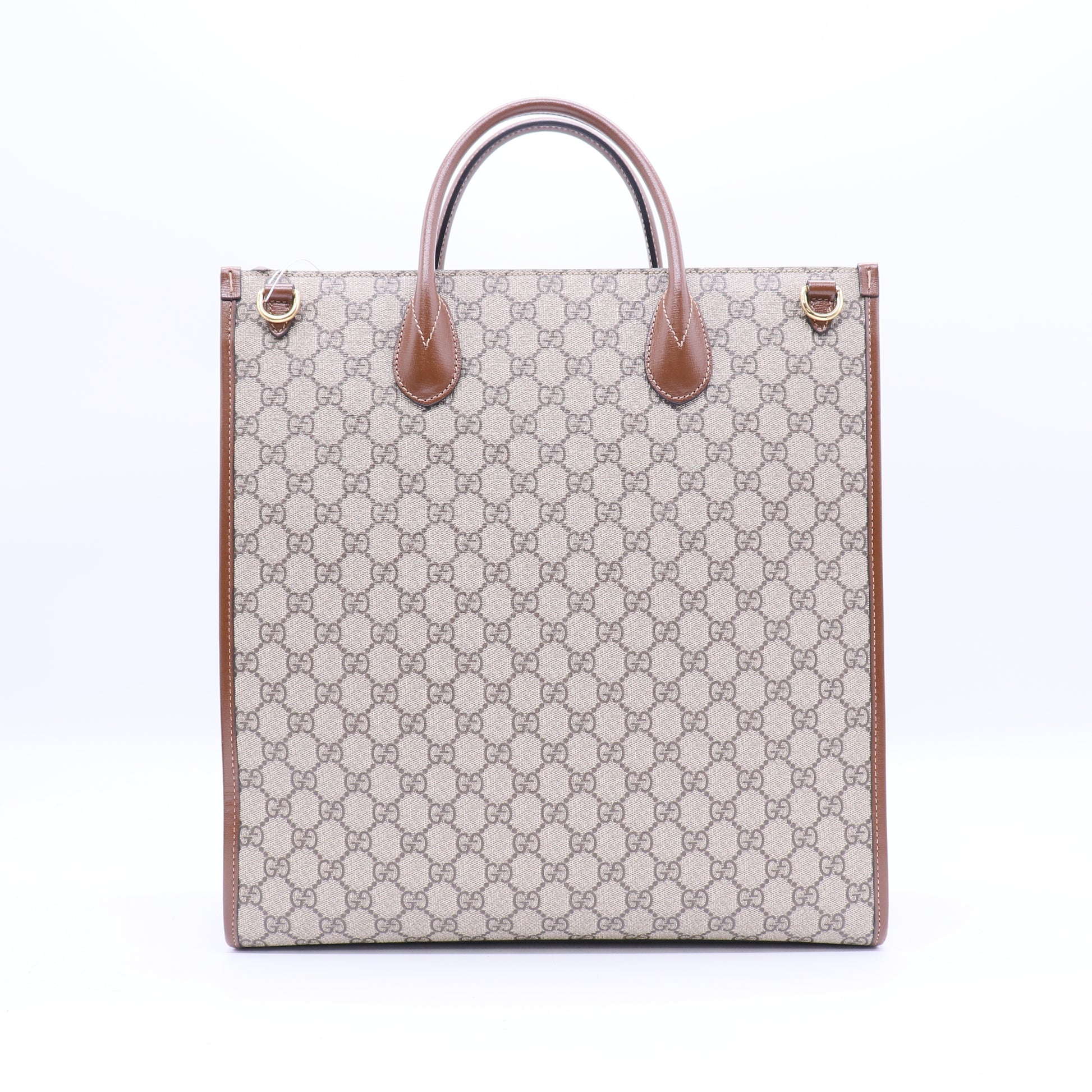 Interlocking G Tote GG Coated Canvas Vertical Twins LDJ3711