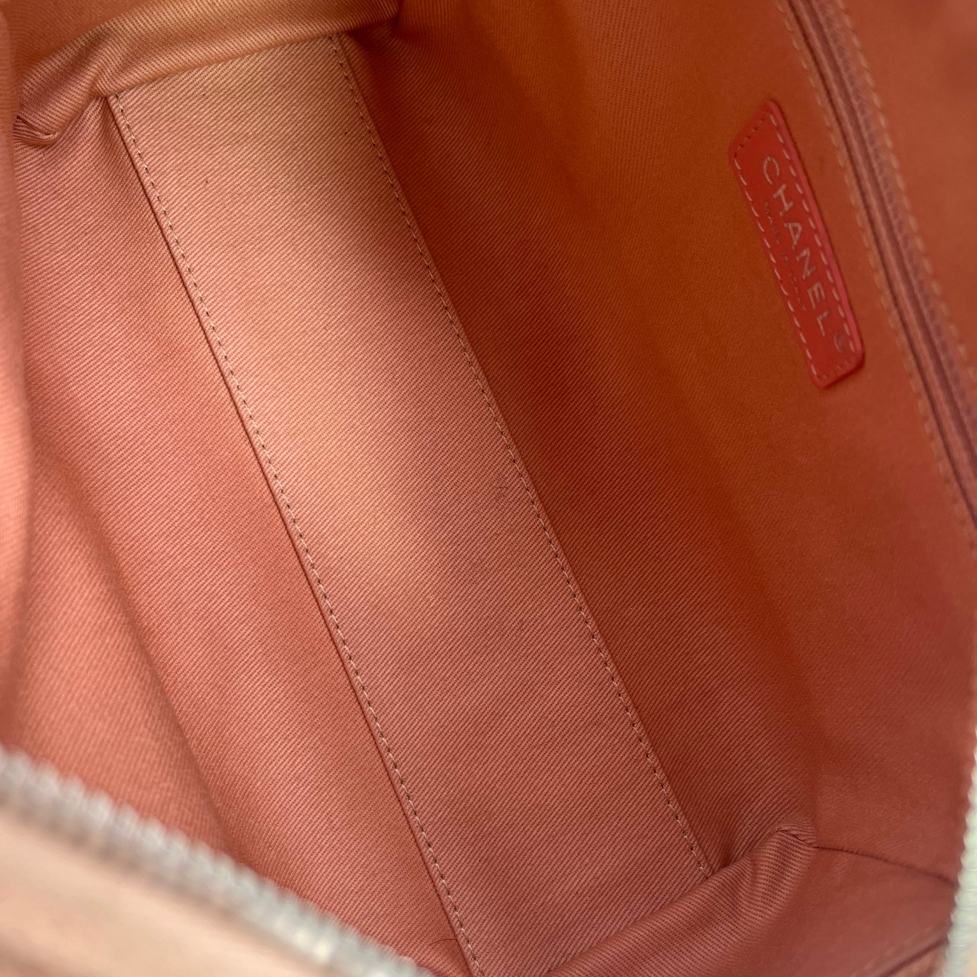 Canvas Deauville Bowling Bag Pink twins