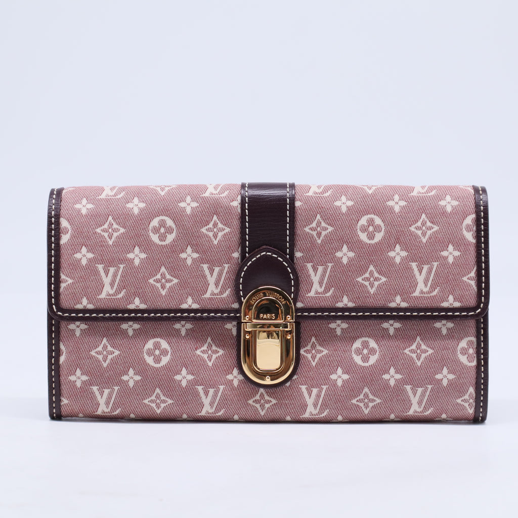 Sepia Monogram Idylle Canvas Sarah Wallet W20487