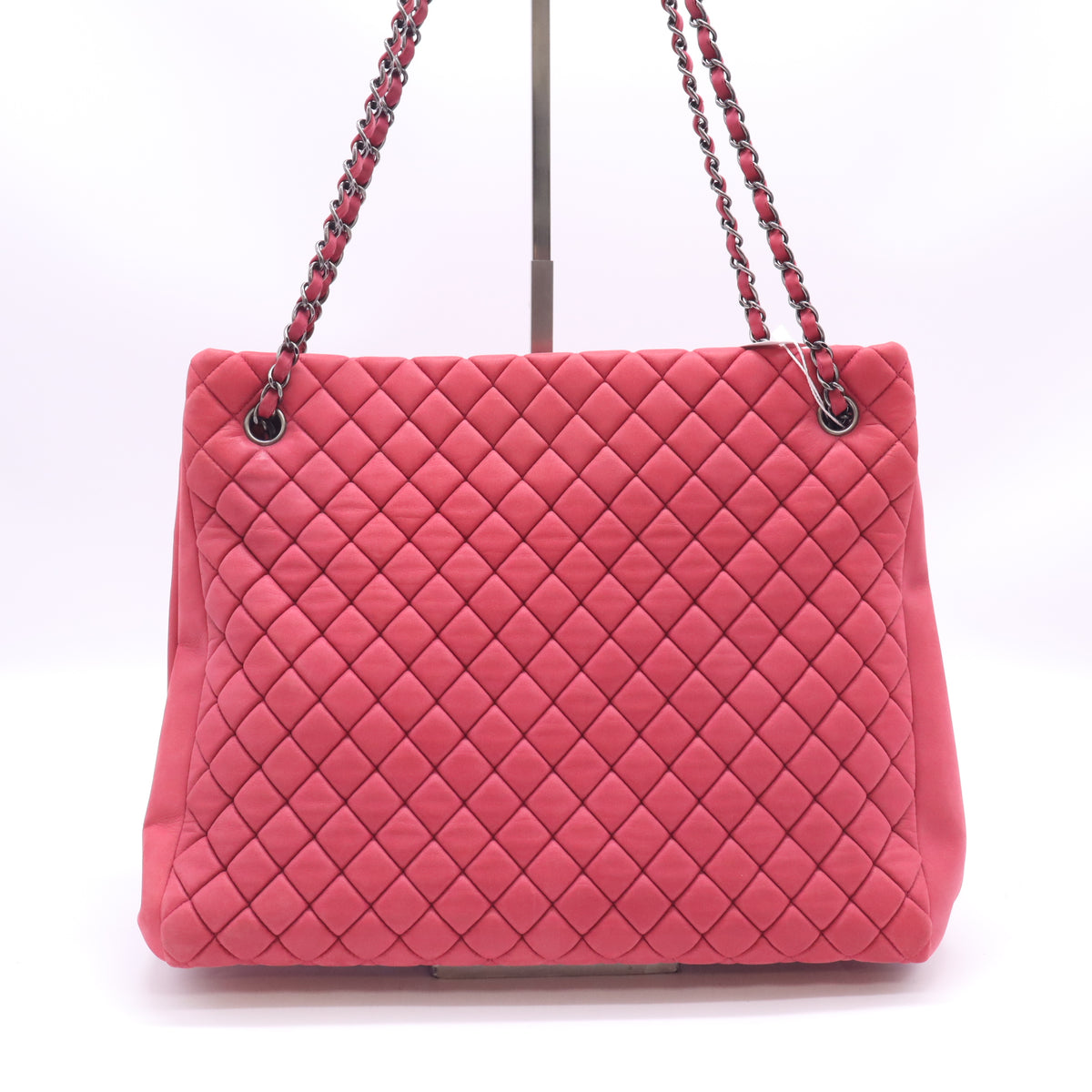 Chanel New Bubble Quilted Tote Bag Twins B24353