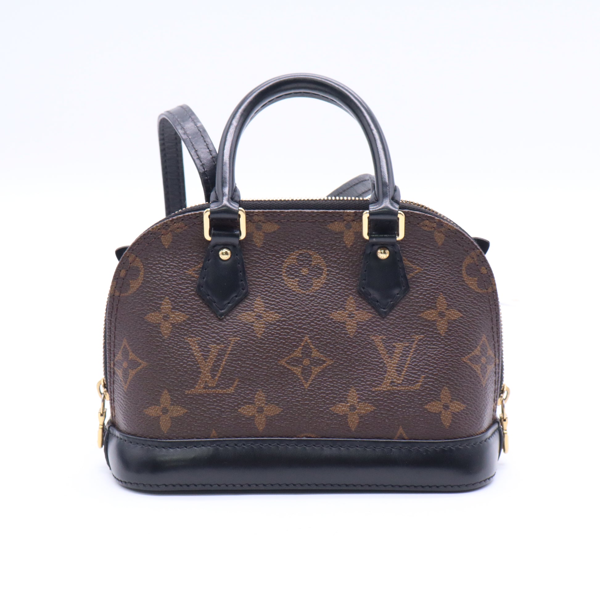 Alma Handbag Limited Edition Lovely Birds Monogram Canvas Nano  B21496