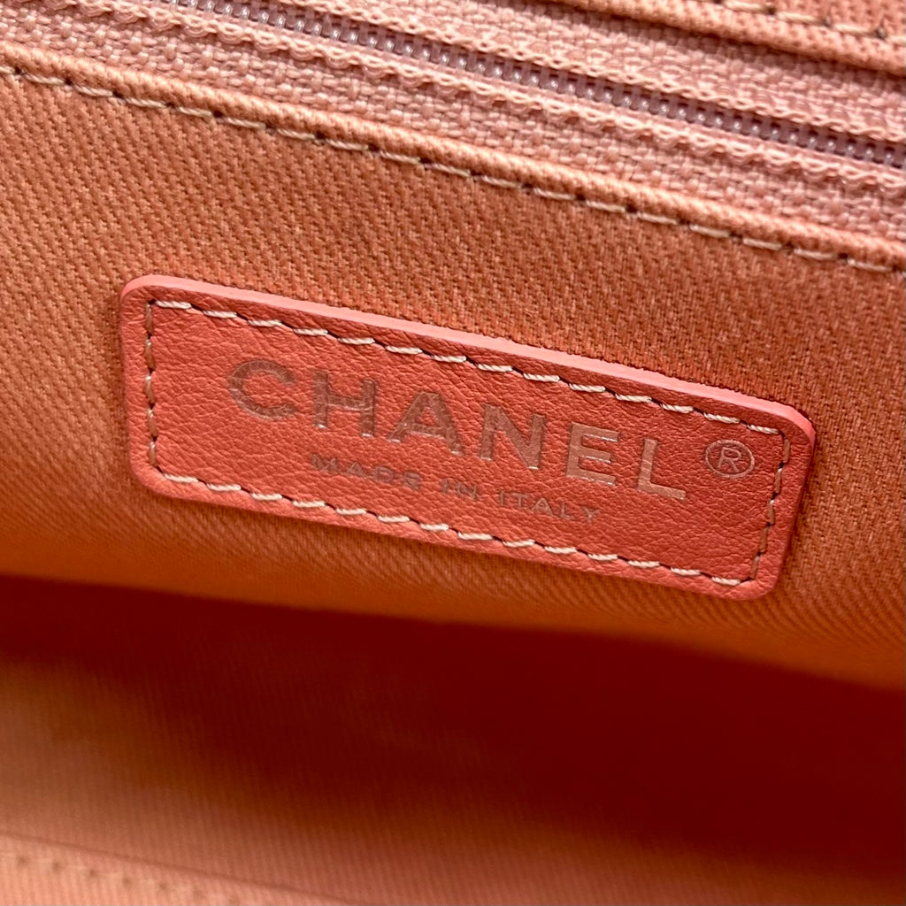 Canvas Deauville Bowling Bag Pink twins