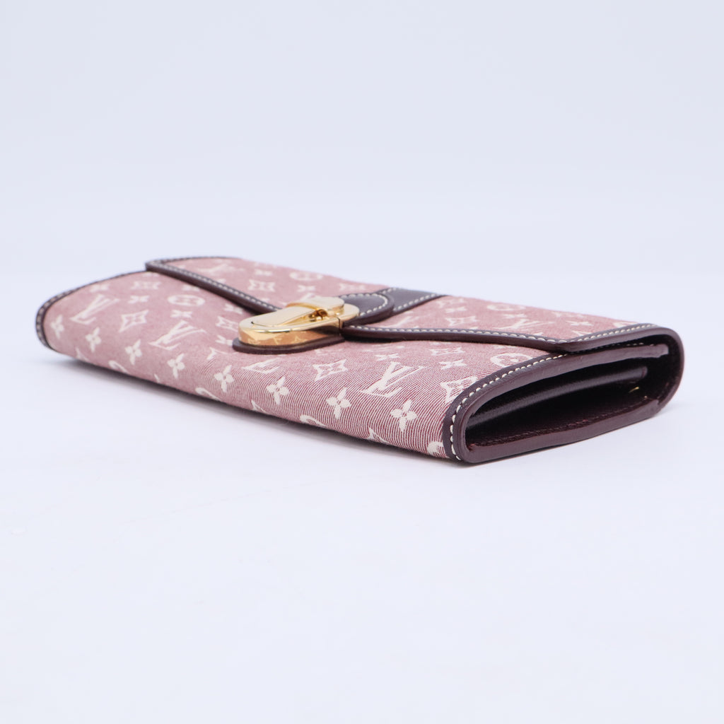 Sepia Monogram Idylle Canvas Sarah Wallet W20487