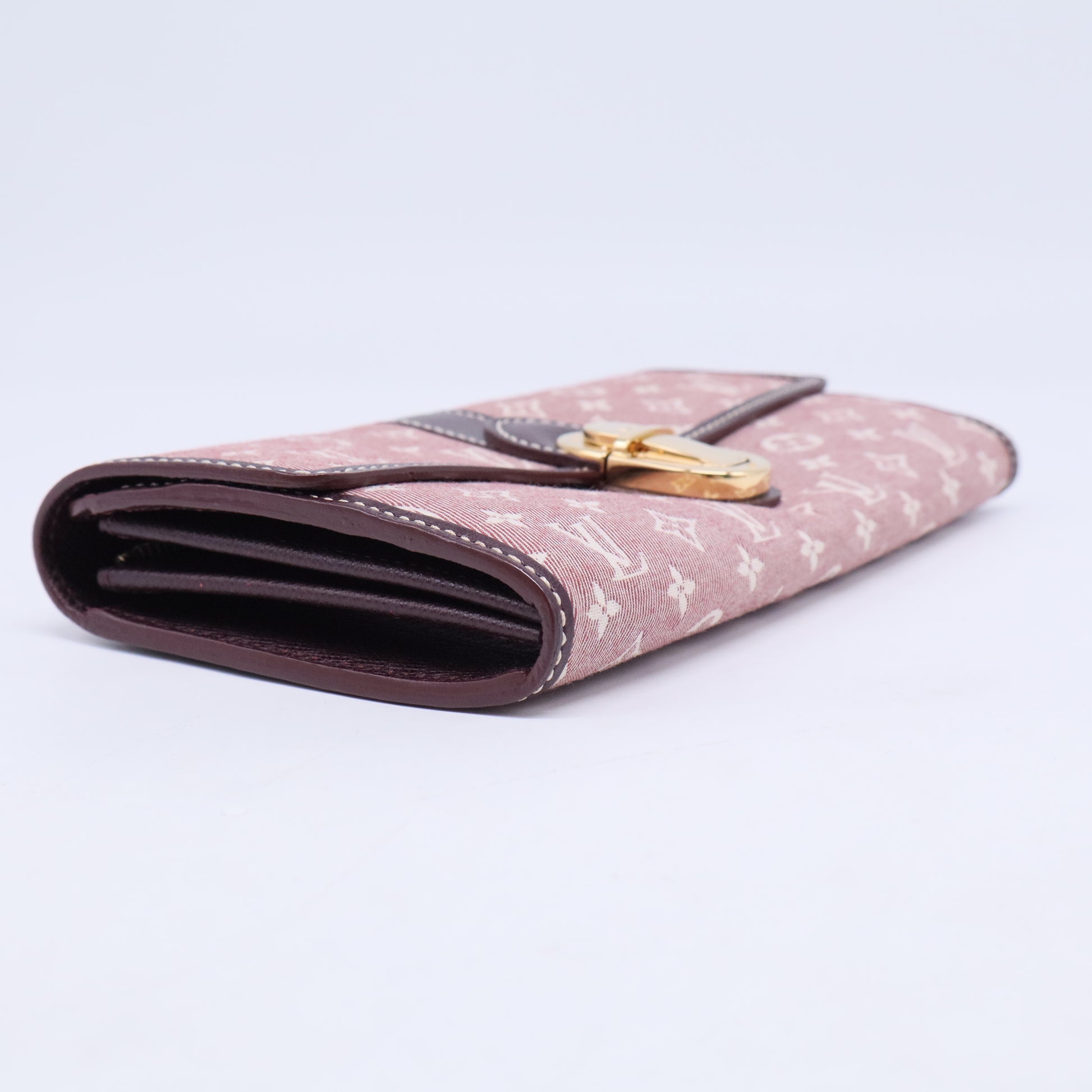 Sepia Monogram Idylle Canvas Sarah Wallet W20487