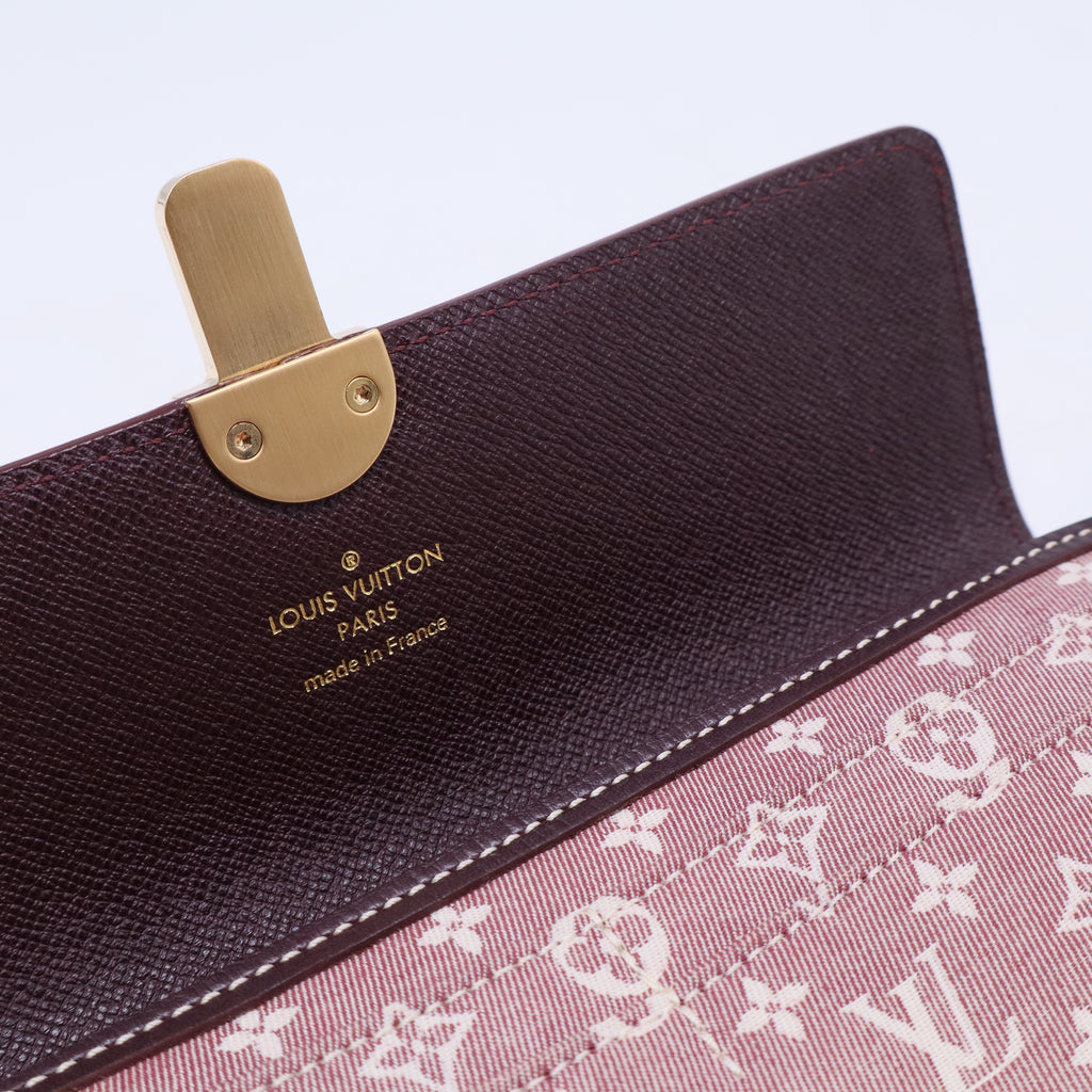 Sepia Monogram Idylle Canvas Sarah Wallet W20487