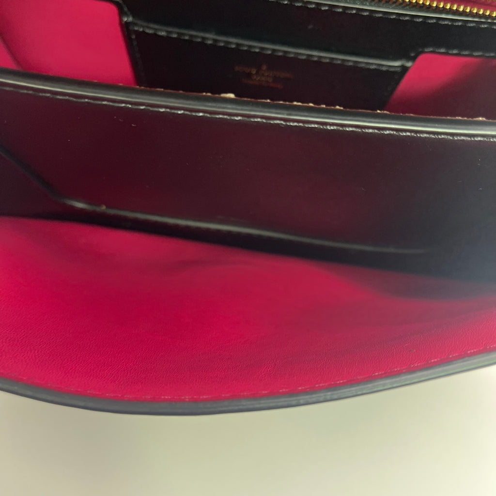 Smooth Calfskin LV Pont 9 Black twins