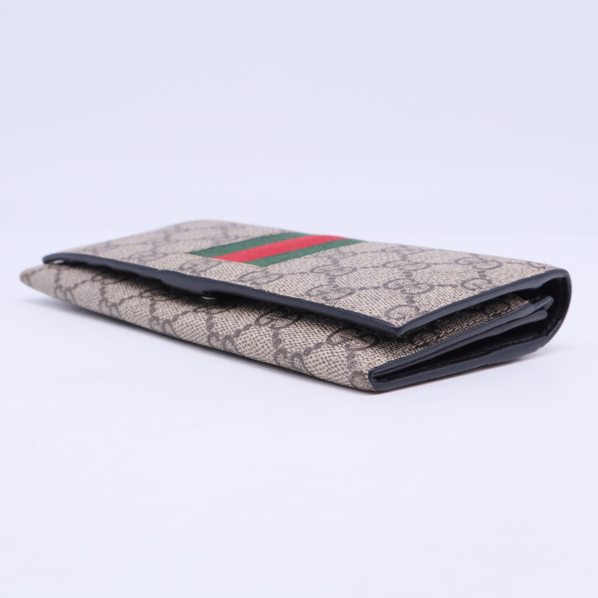 Web Continental Wallet GG Coated Canvas Long W20475