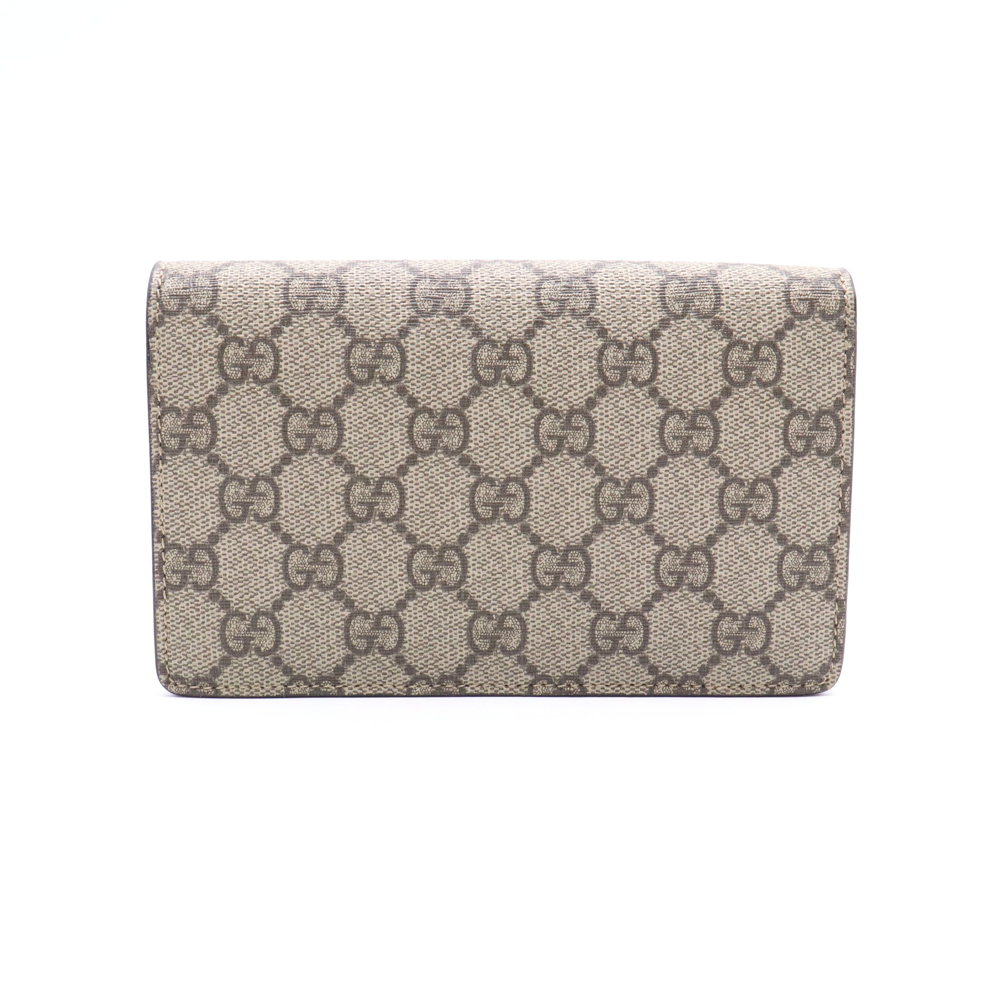 Cherries Wallet on Chain GG Coated Canvas Mini