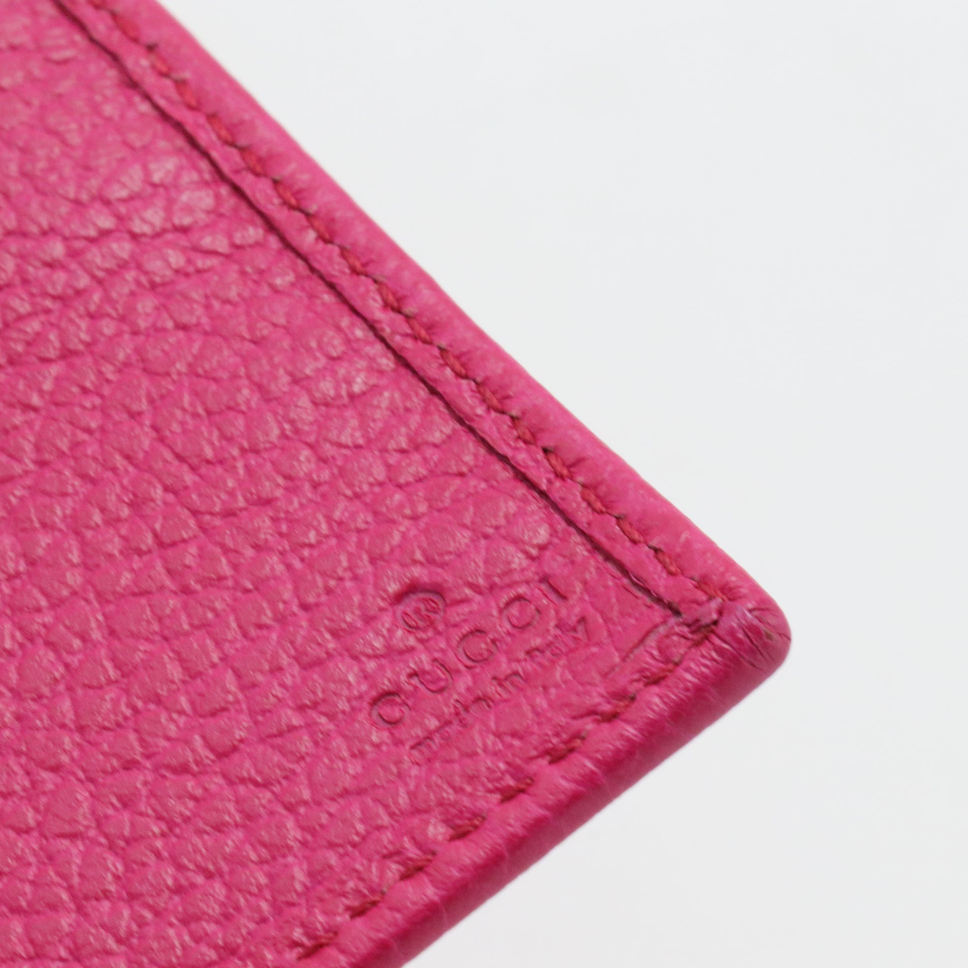 Fuchsia Leather Swing Continental Wallet