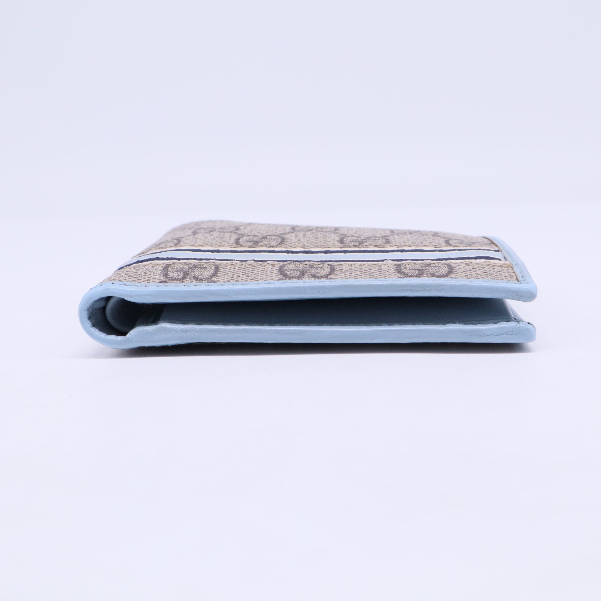 Gucci Canvas and Leather Wallet Blue W20471