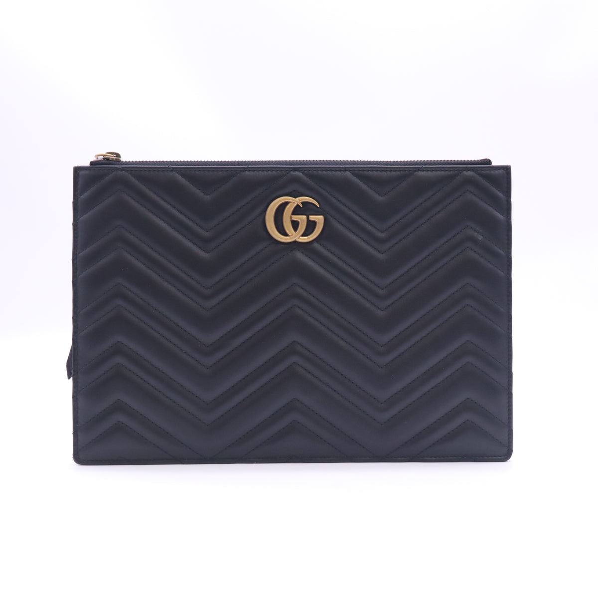 Gucci GG Marmont Matelassé Leather Portfolio Pouch W23233