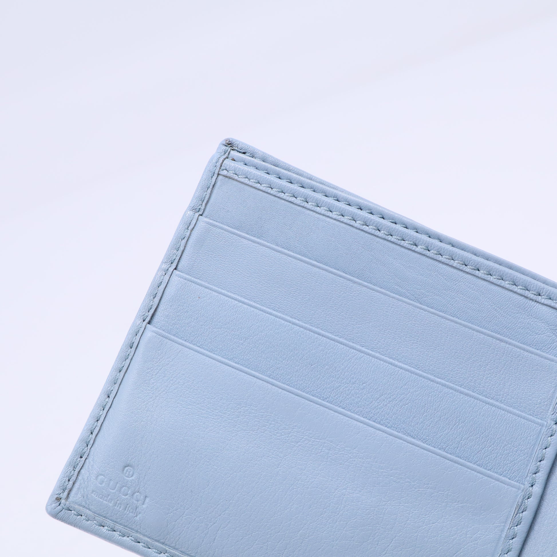 Gucci Canvas and Leather Wallet Blue W20471