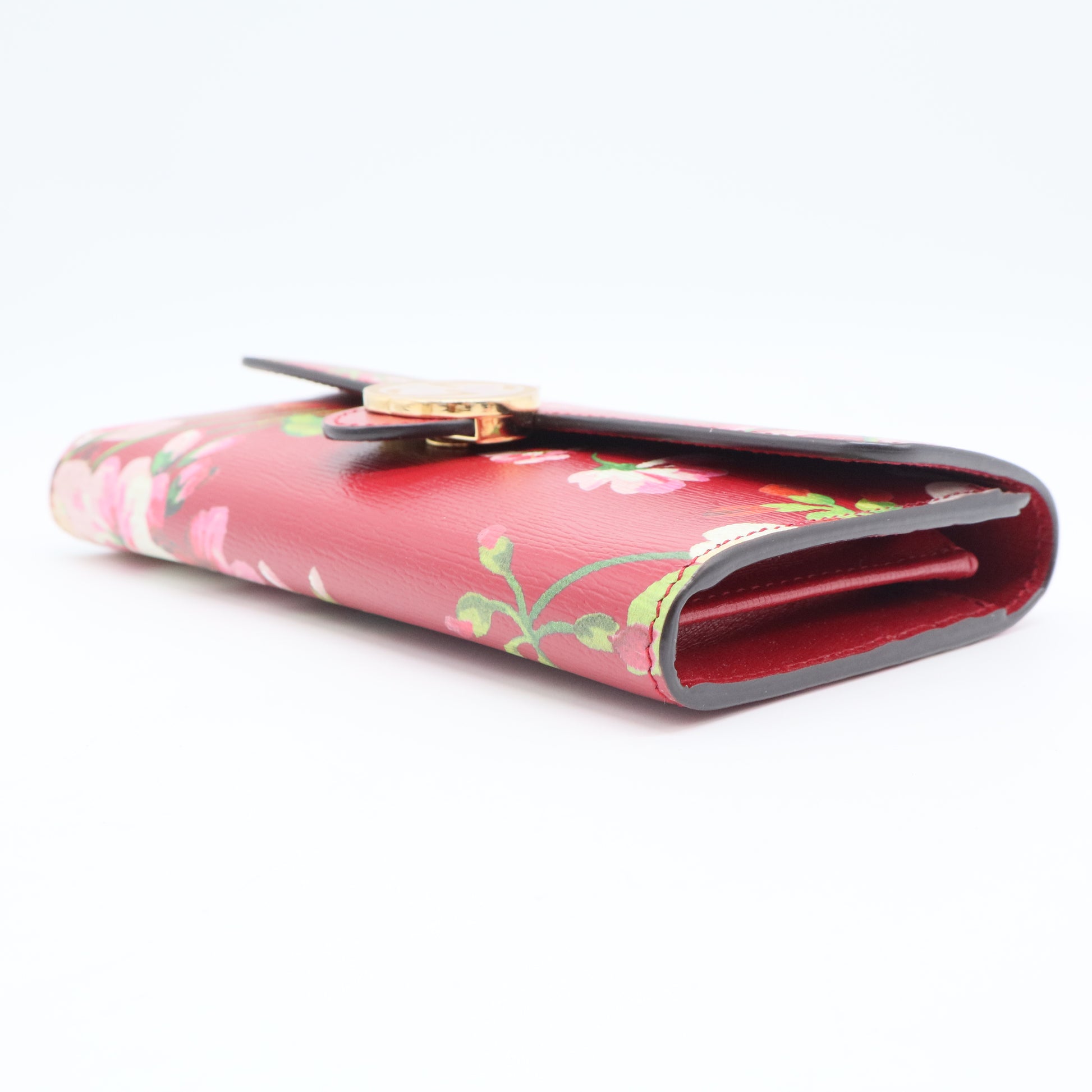 Icon Continental Wallet Blooms Print Leather