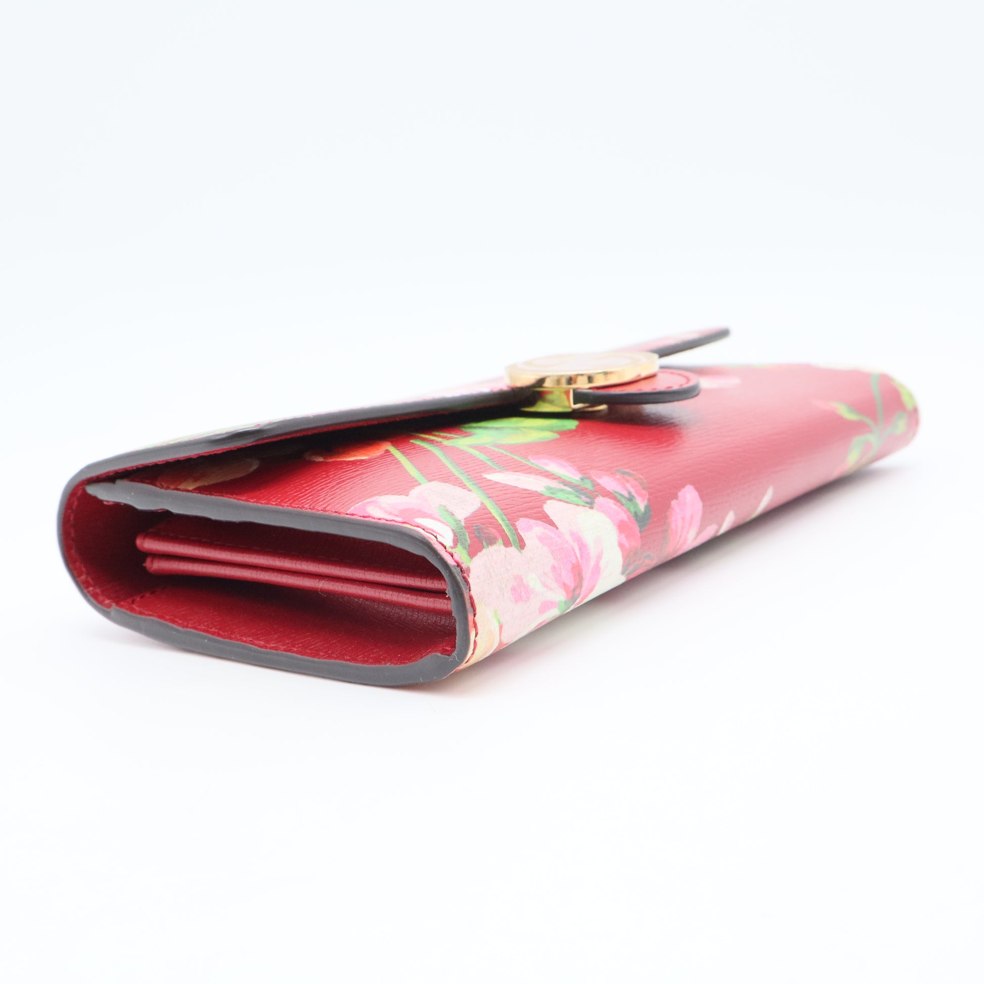 Icon Continental Wallet Blooms Print Leather