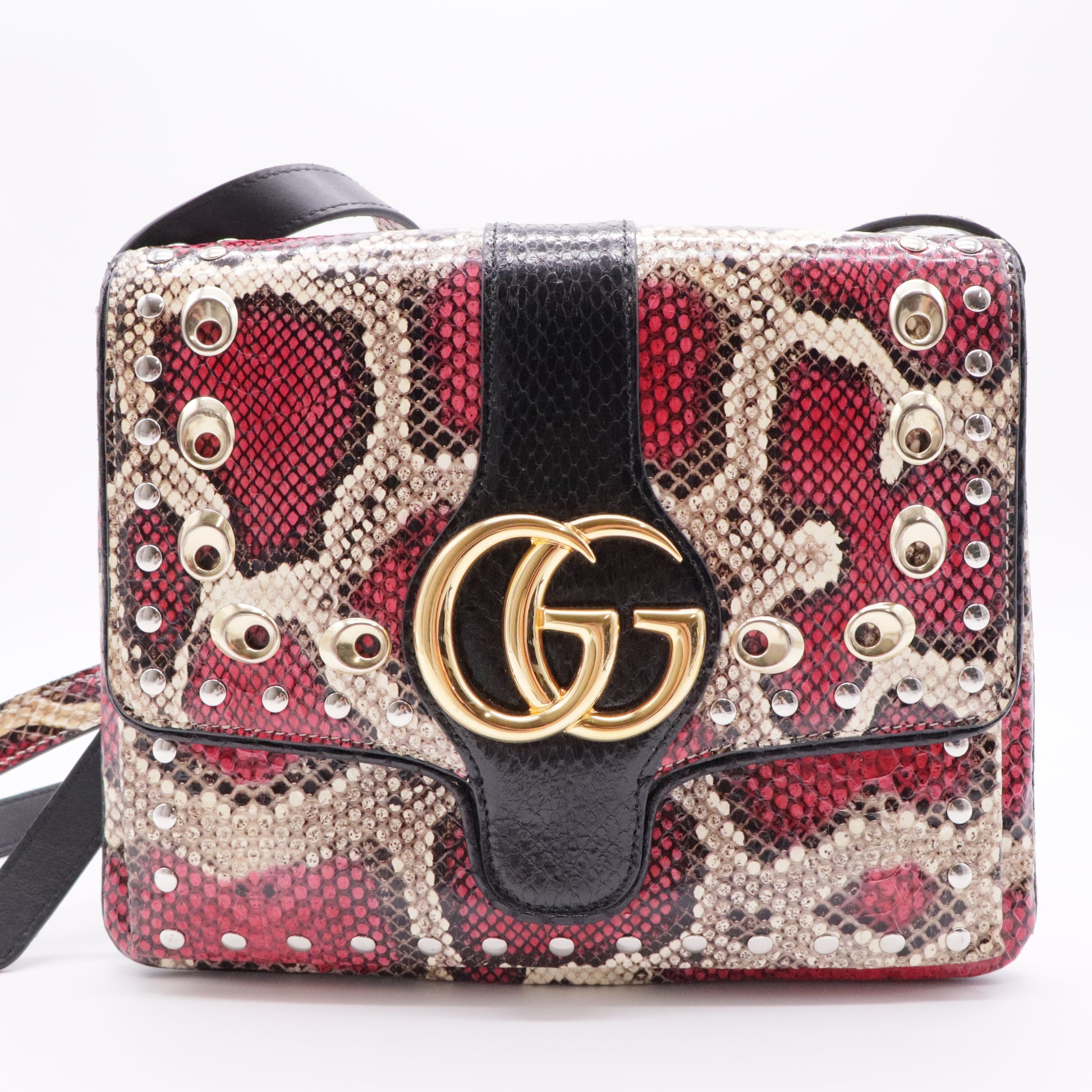 Arli Medium Python Shoulder Bag