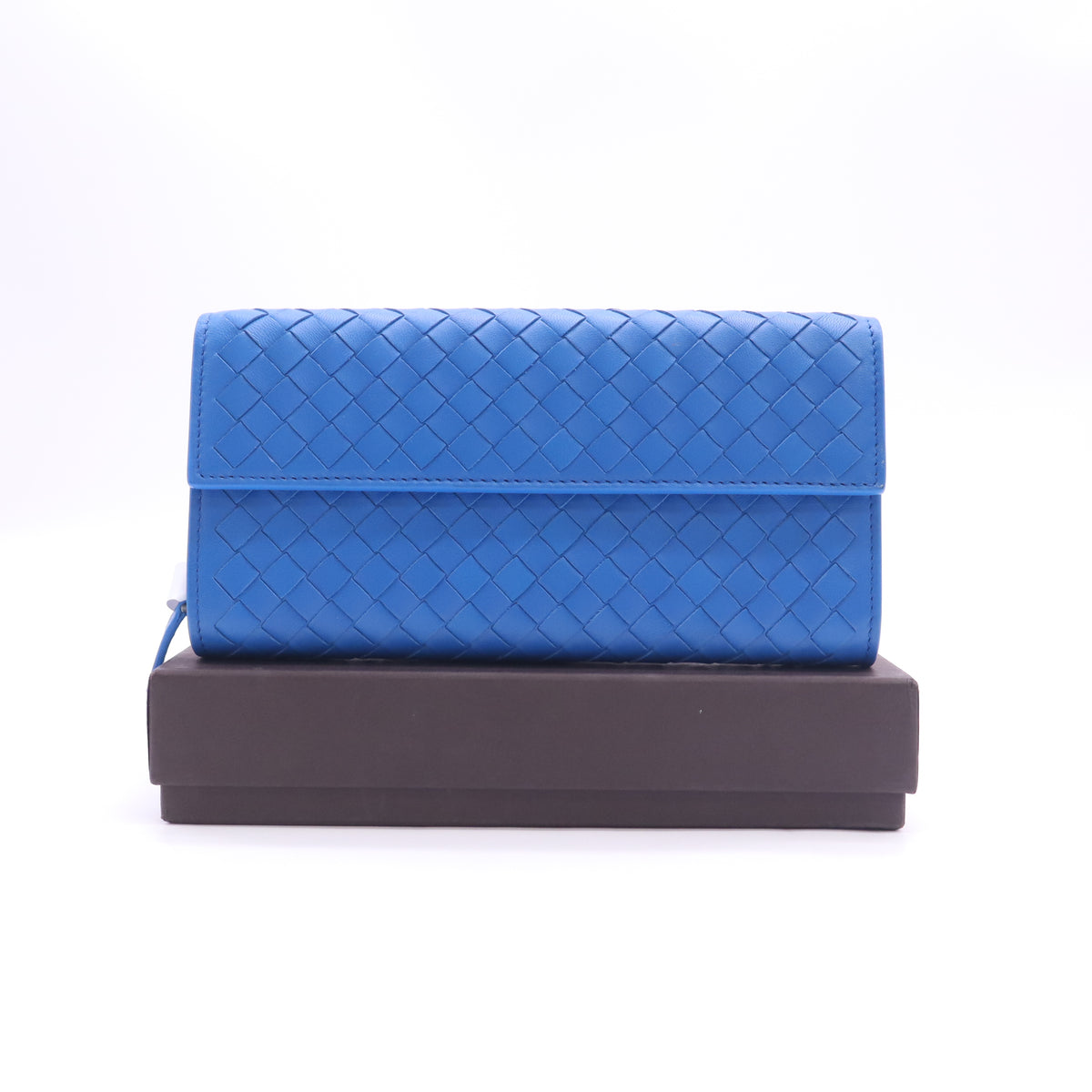 Bottega Veneta Intrecciato Nappa Leather Continental Flap Wallet W23275