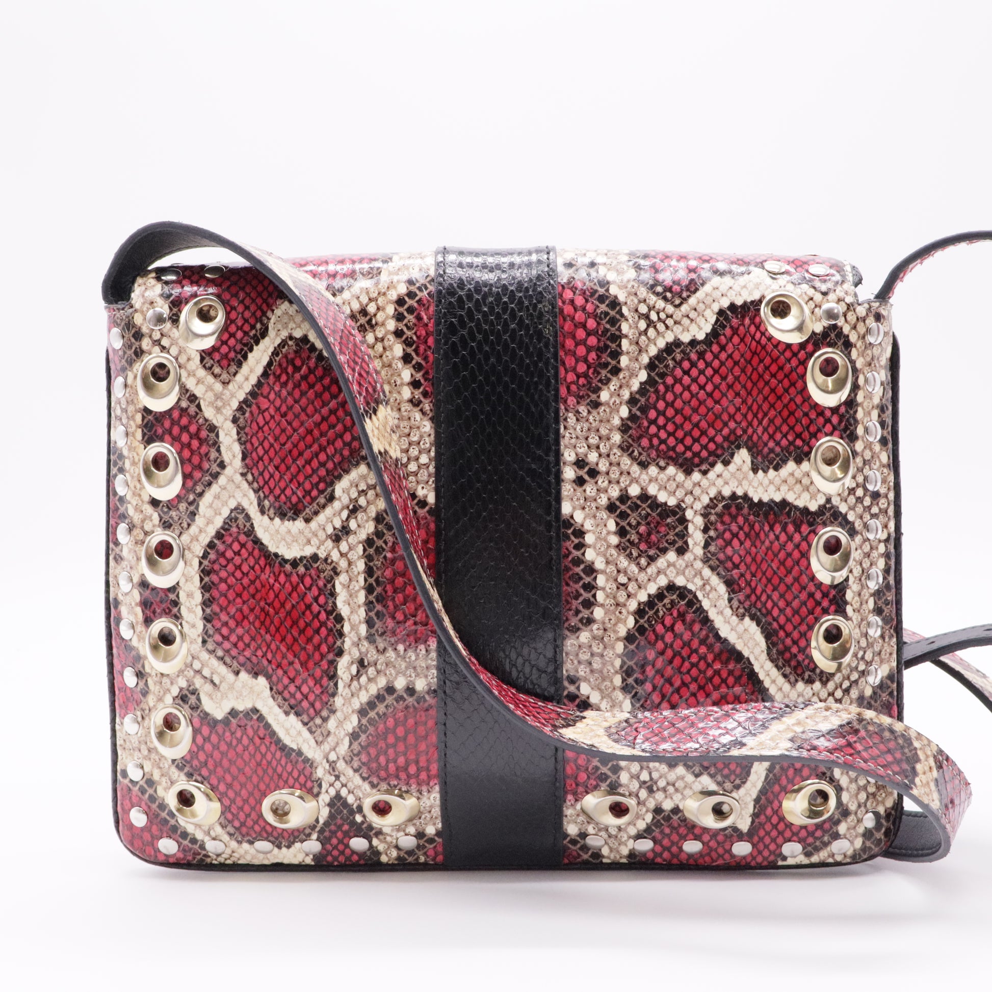 Arli Medium Python Shoulder Bag