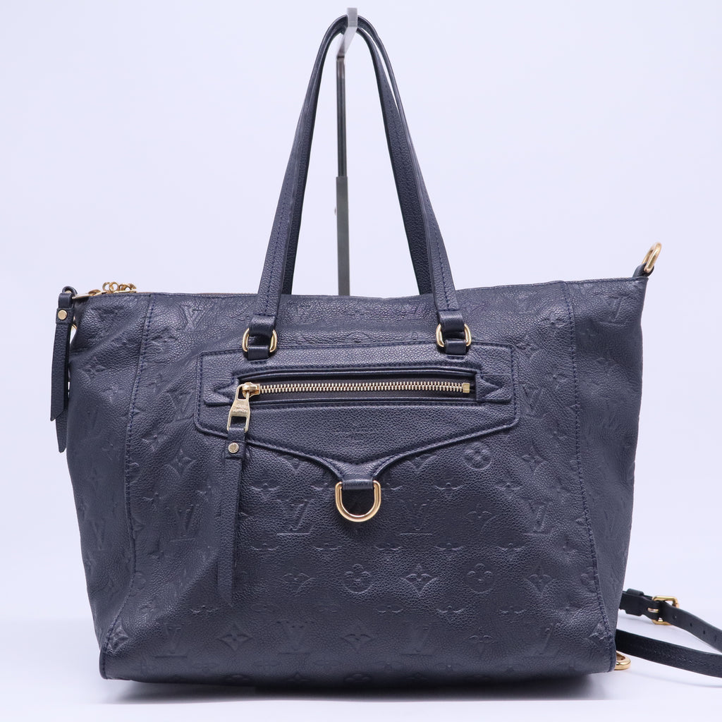 Louis Vuitton Orient Monogram Empreinte Leather Lumineuse  Bag w/o Shoulder Strap Twins B20702