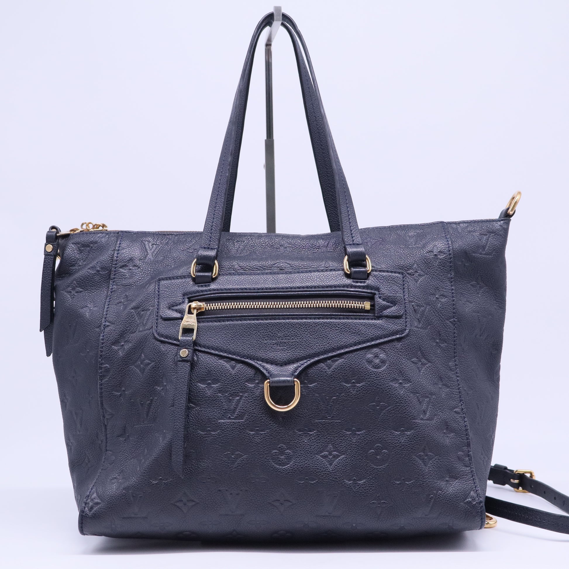Louis Vuitton Orient Monogram Empreinte Leather Lumineuse  Bag w/o Shoulder Strap Twins B20702