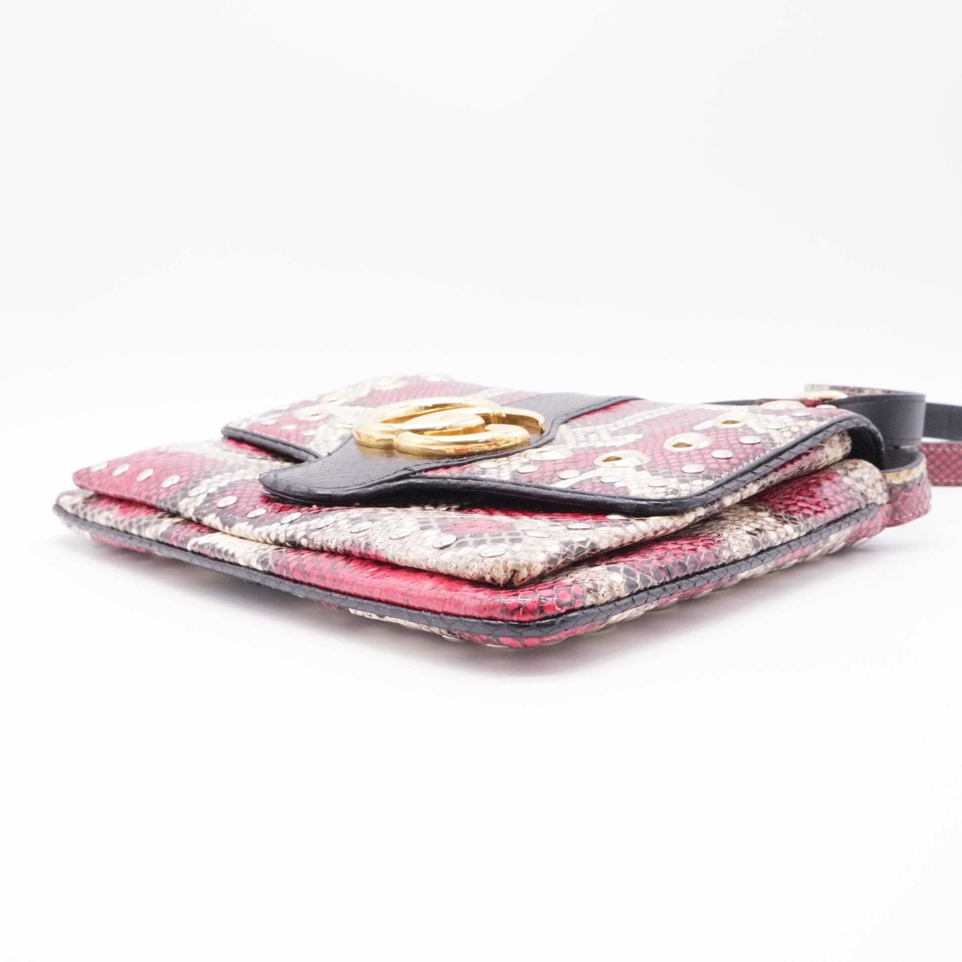 Arli Medium Python Shoulder Bag