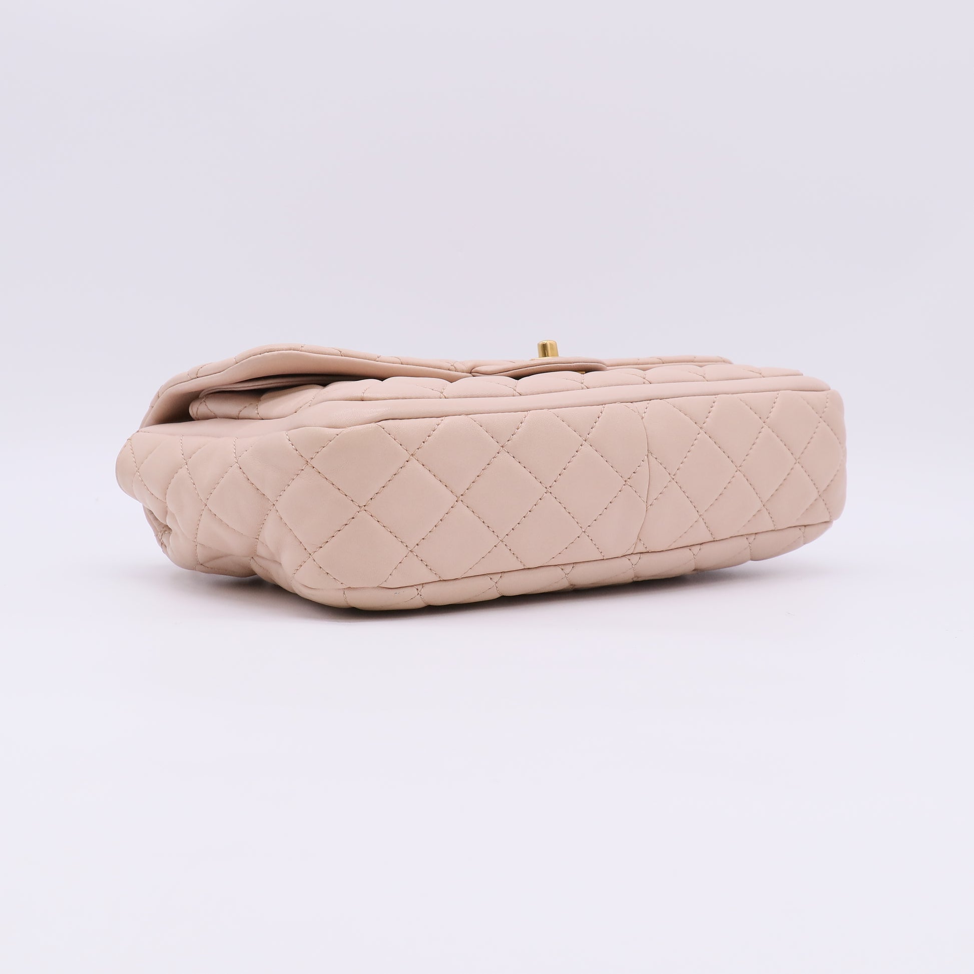 Chanel Classic Double Flap Bag Quilted Lambskin Medium Twins LDJ5230