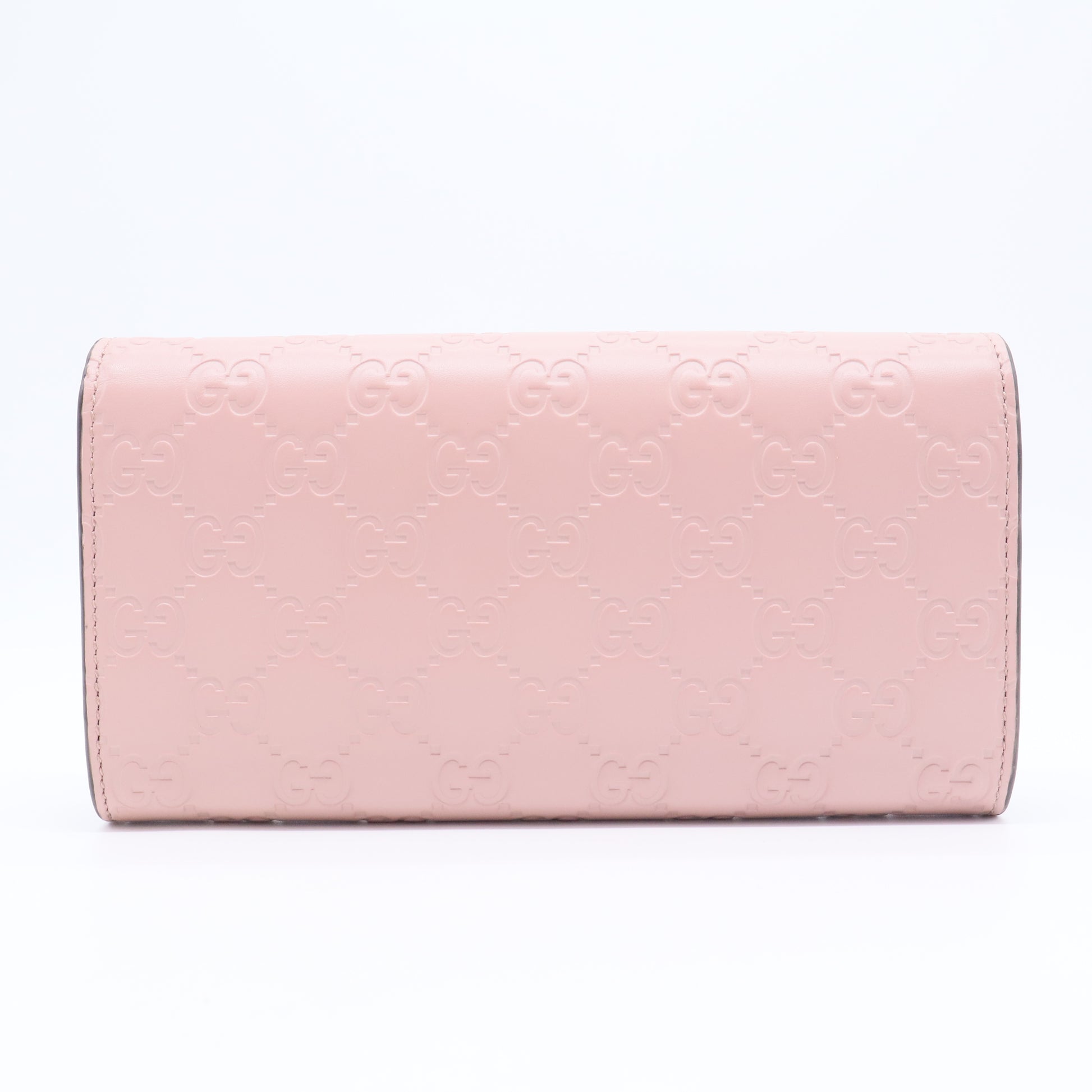Bow Continental Wallet Guccissima Leather