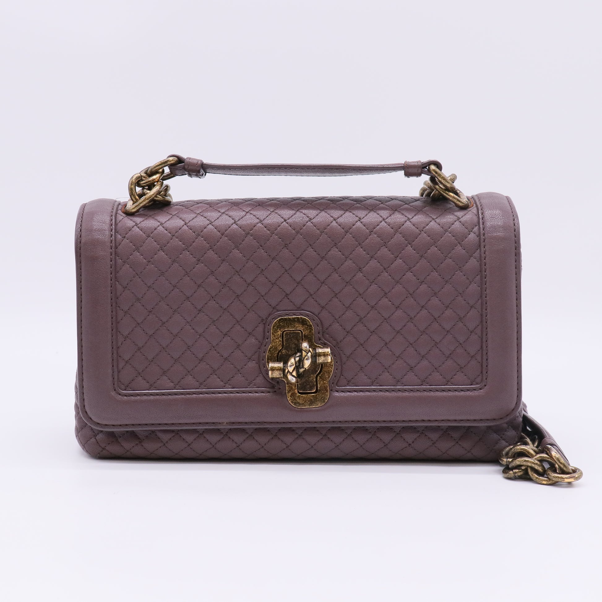 Bottega Veneta Quilted Leather Olimpia Knot Shoulder Bag Twins LDJ5212