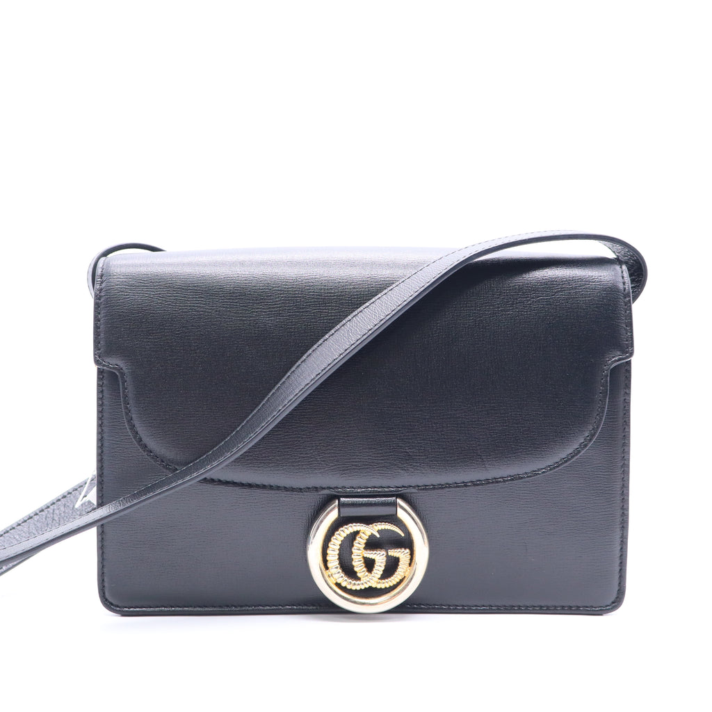 GG Ring Shoulder Bag Leather Small  B21555