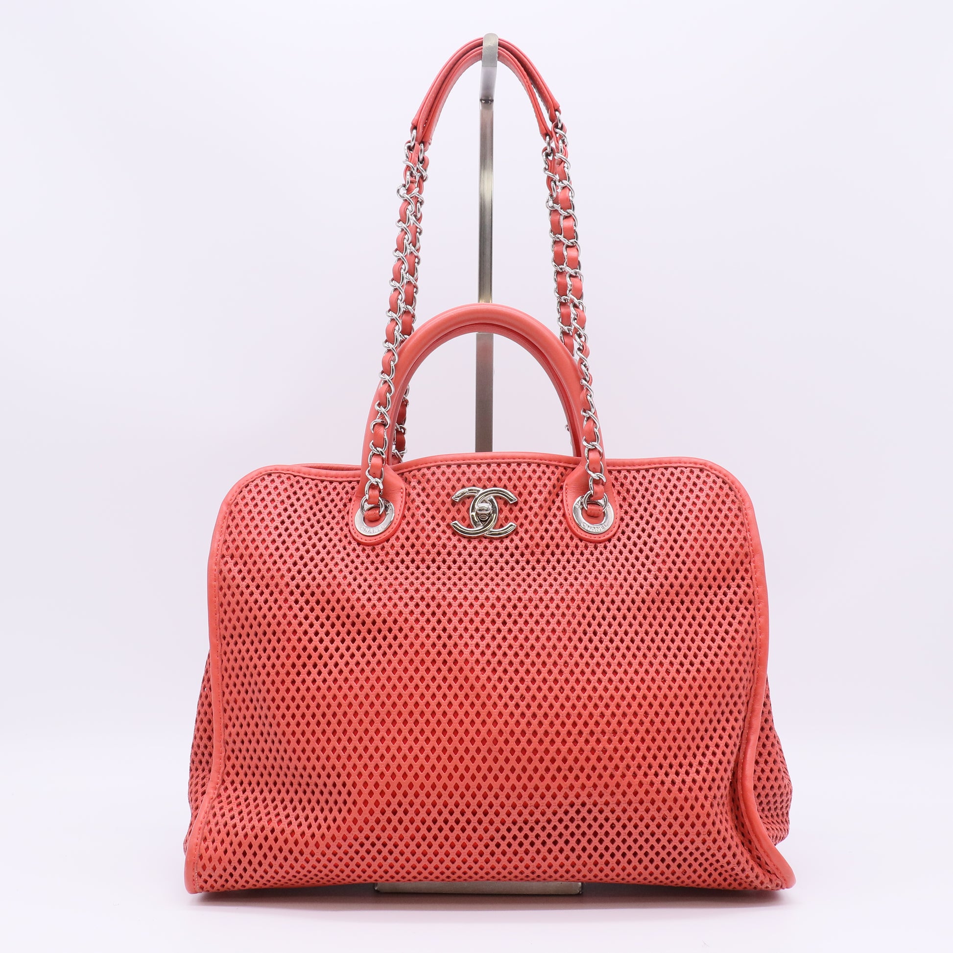 Chanel Perforated Up In The Air Tote Twins LDJ5228