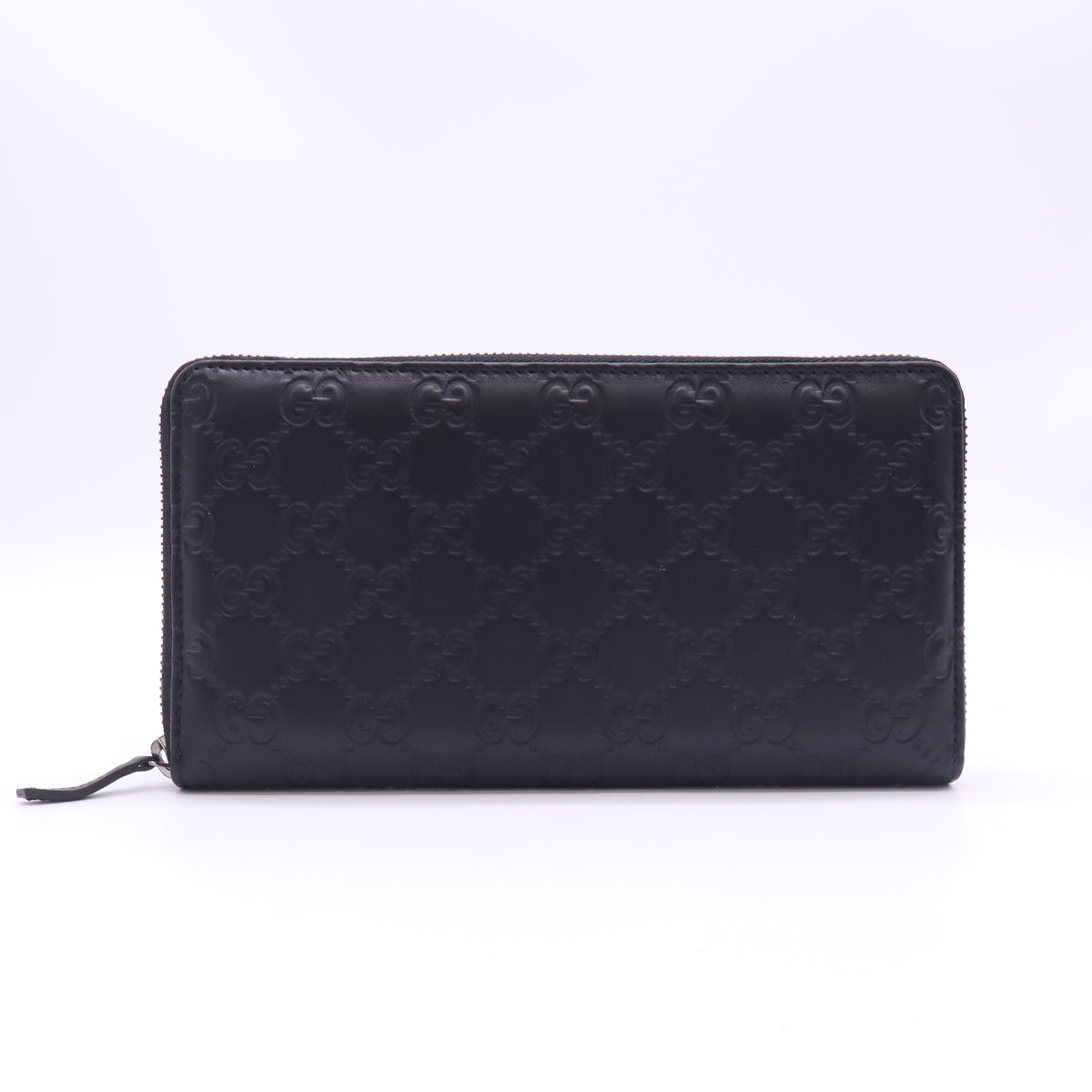 Gucci Guccissima Leather Zip-Around Wallet W23302