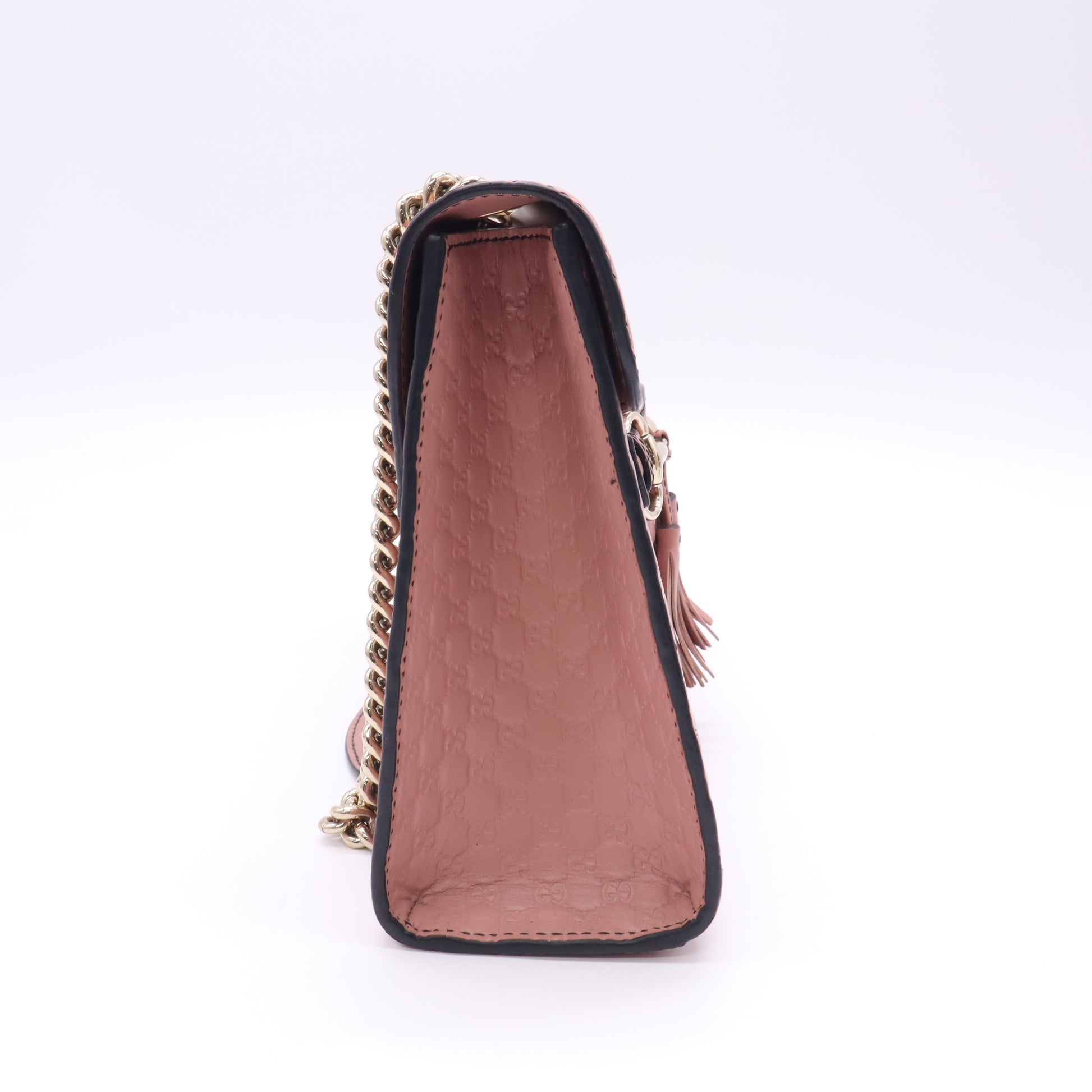 Microguccissima Medium Emily Chain Shoulder Bag Soft Pink B23439