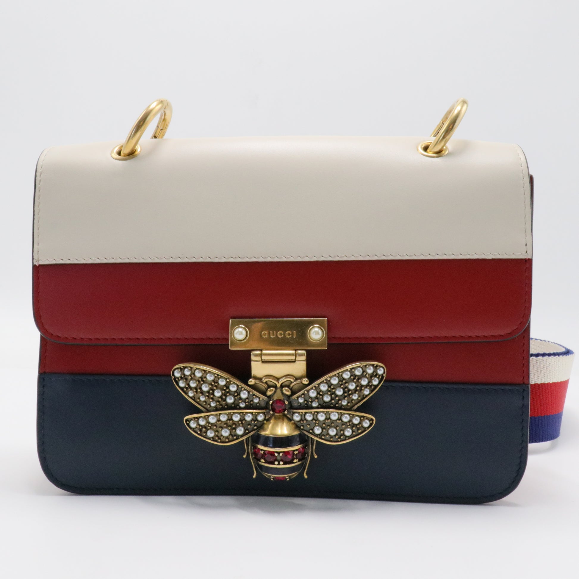 Sylvie Web Queen Margaret Flap Bag