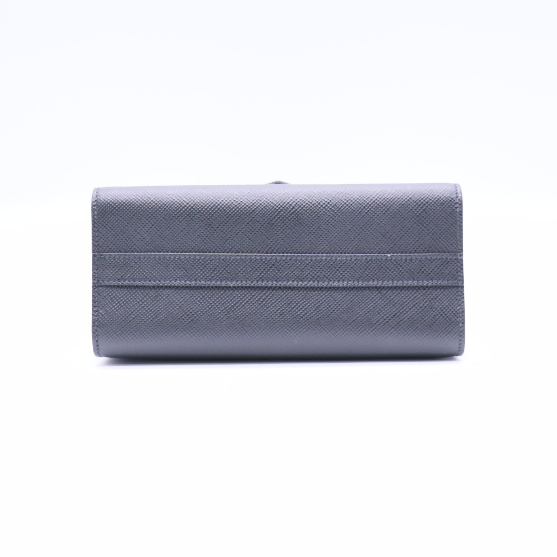 Monochrome Shoulder Bag Embellished Saffiano Leather Small Twins LDJ3718
