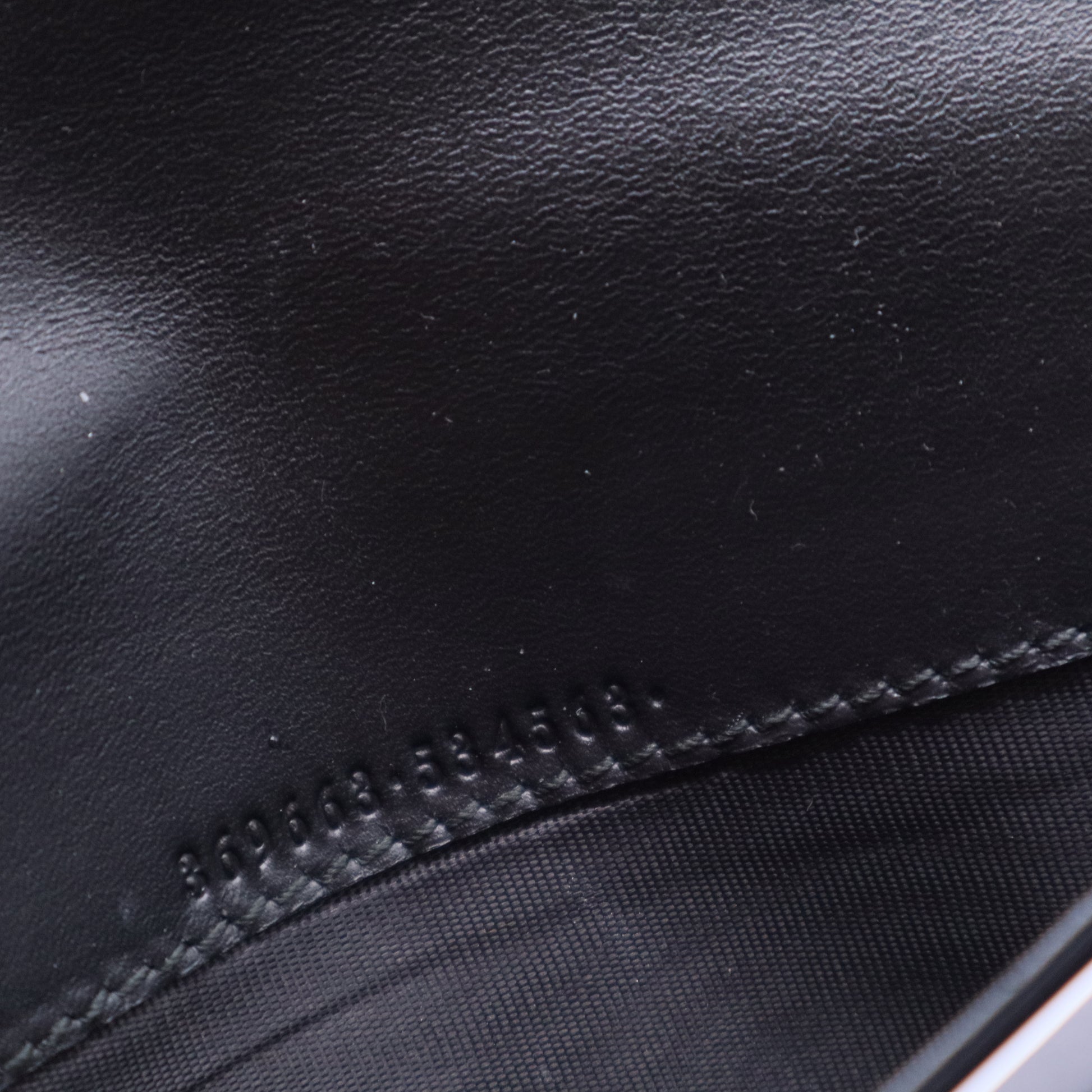 Black Guccissima Leather GG Icon Continental Wallet