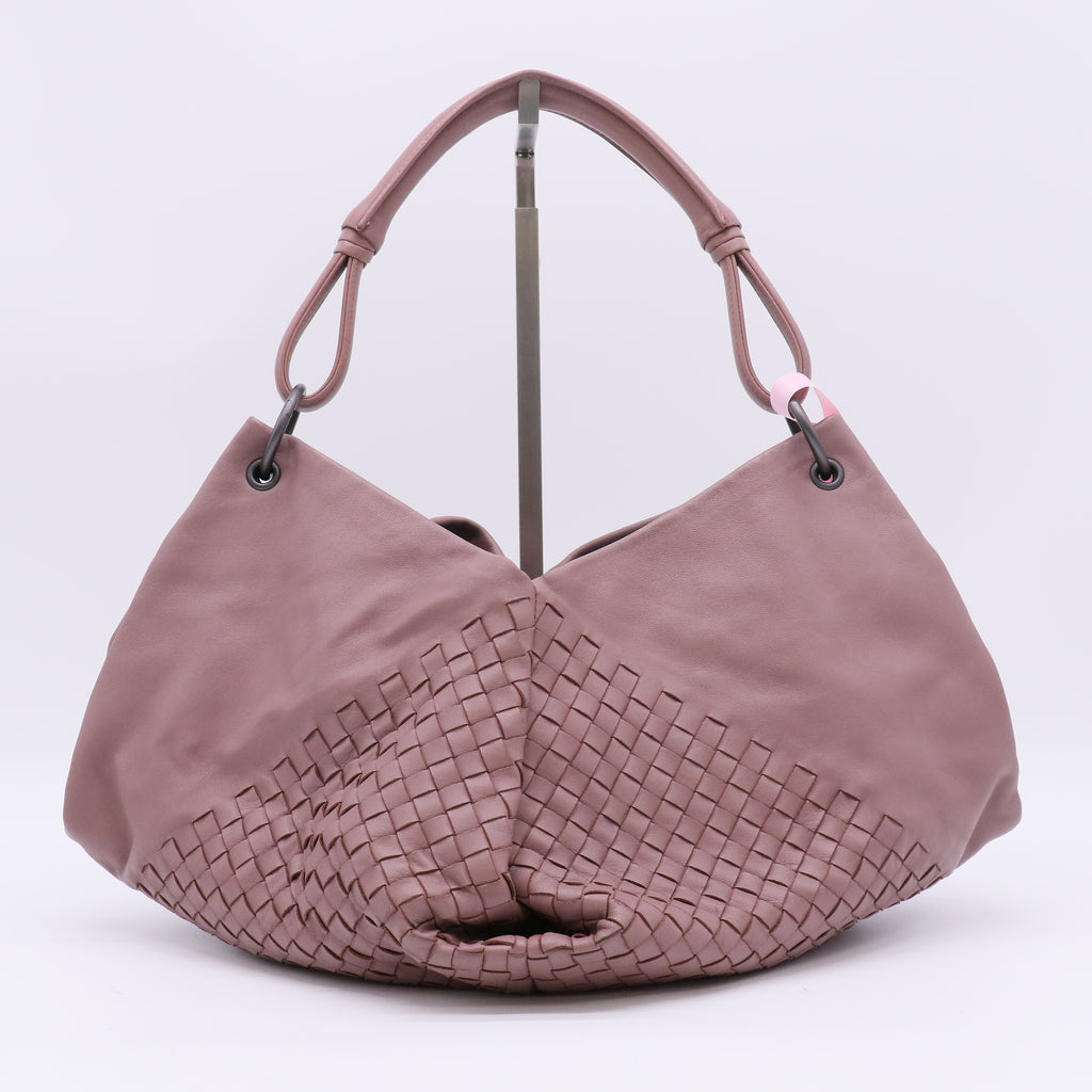 Bottega Aquilone Fortune Cookie Hobo Intrecciato Nappa Small Twins LDJ5208