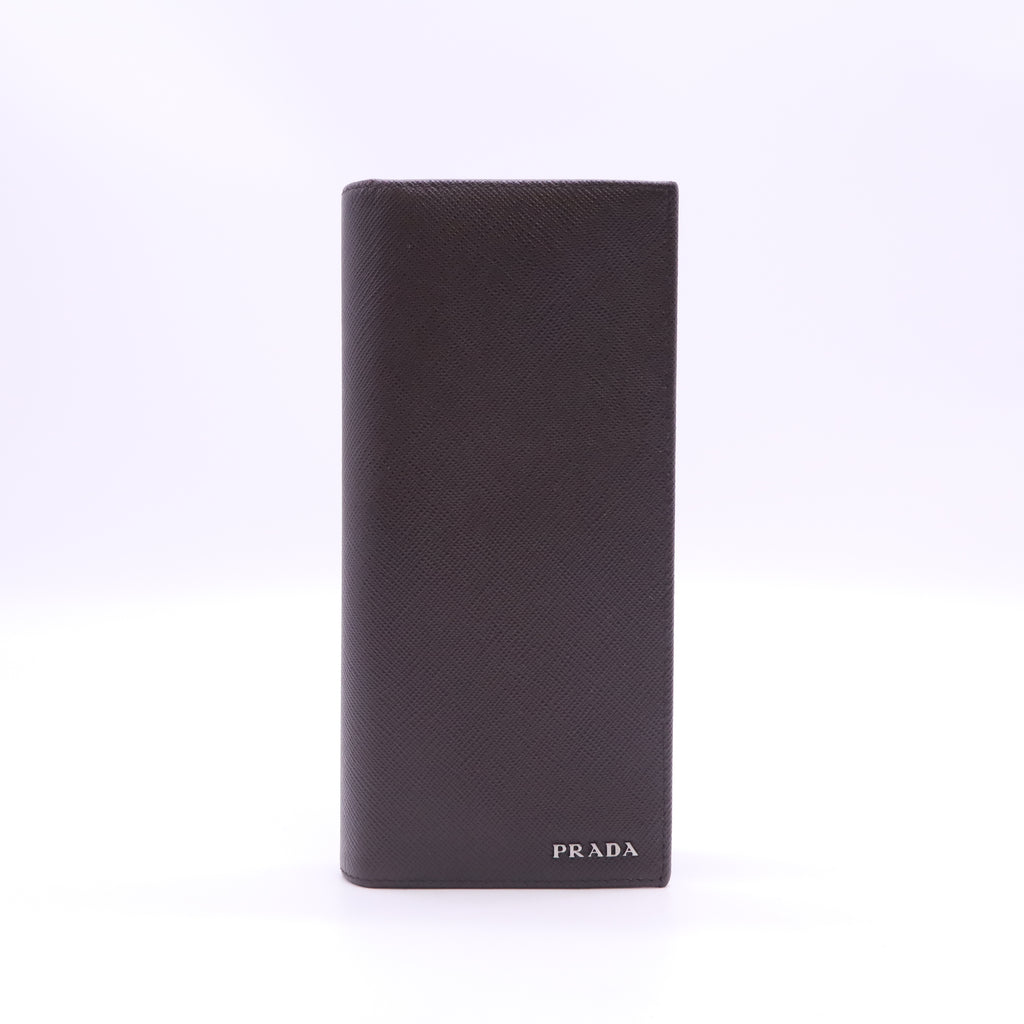 Prada Saffiano Leather Long Vertical Wallet W23281