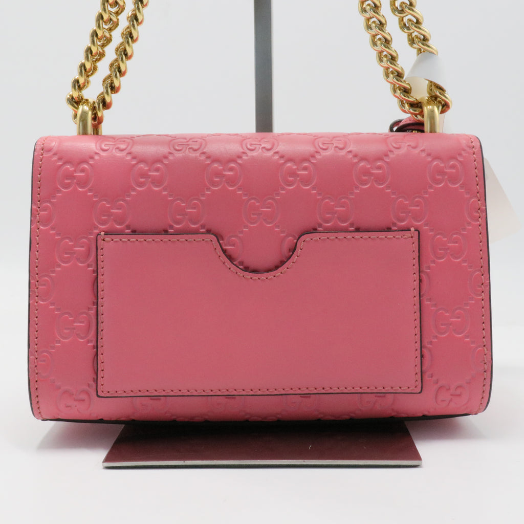 GG Signature Small Padlock Shoulder Bag Small