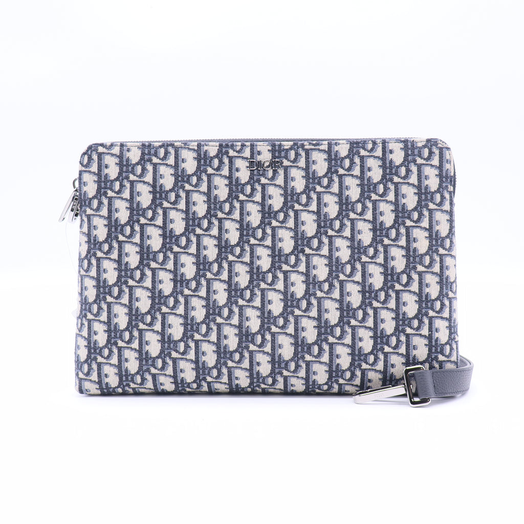 Wristlet Clutch Oblique Canvas Twins LDJ3712